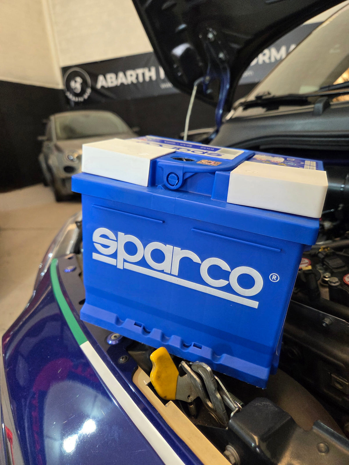 Abarth 500 All Model Exclusive Sparco Battery 12V Batería Nuevo Modelo