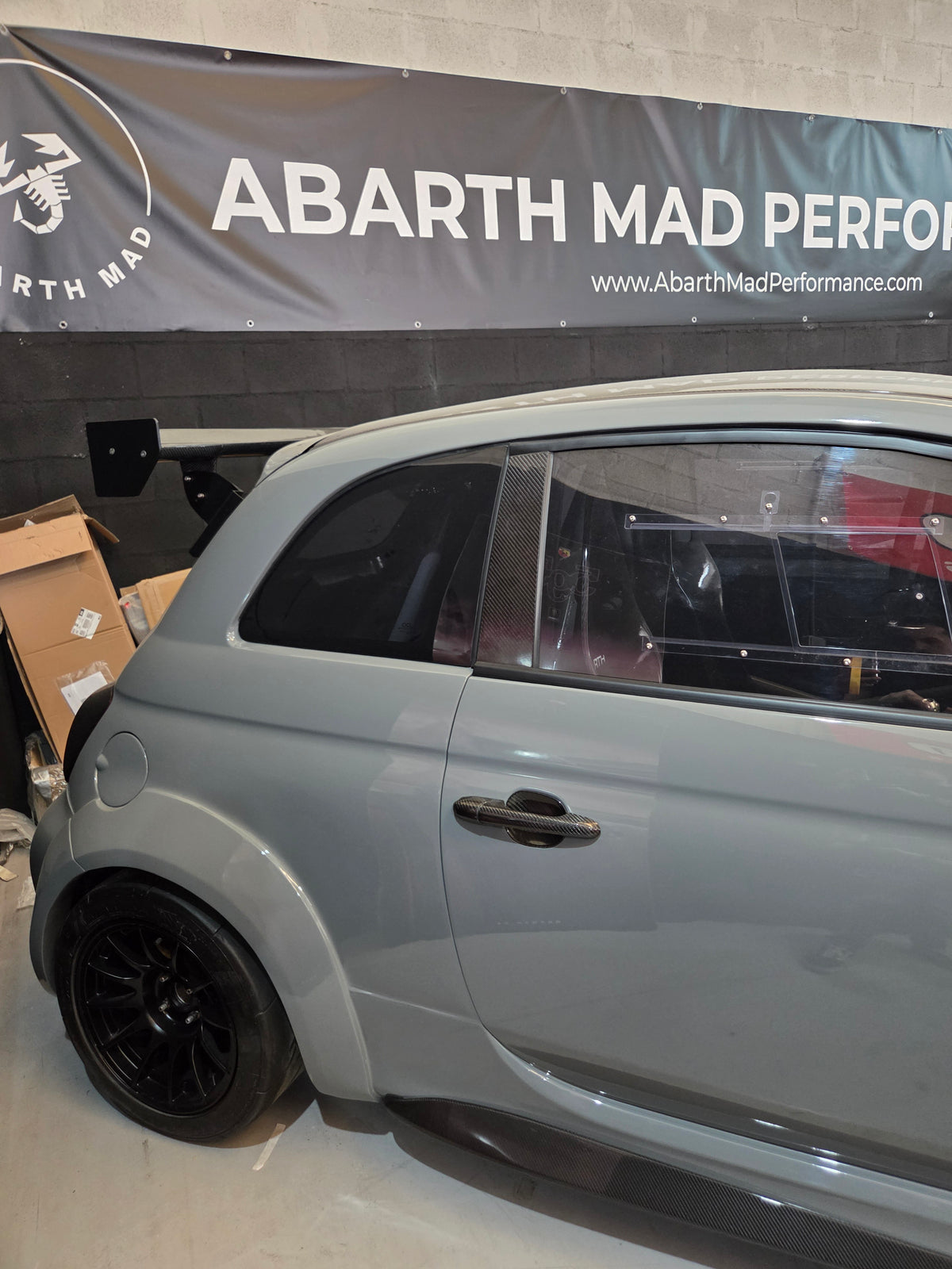 Abarth Fiat 500 All Model 100% Black Real Carbon Fiber Door Handle Inserts (2) Puertas Embellecedores Carbono