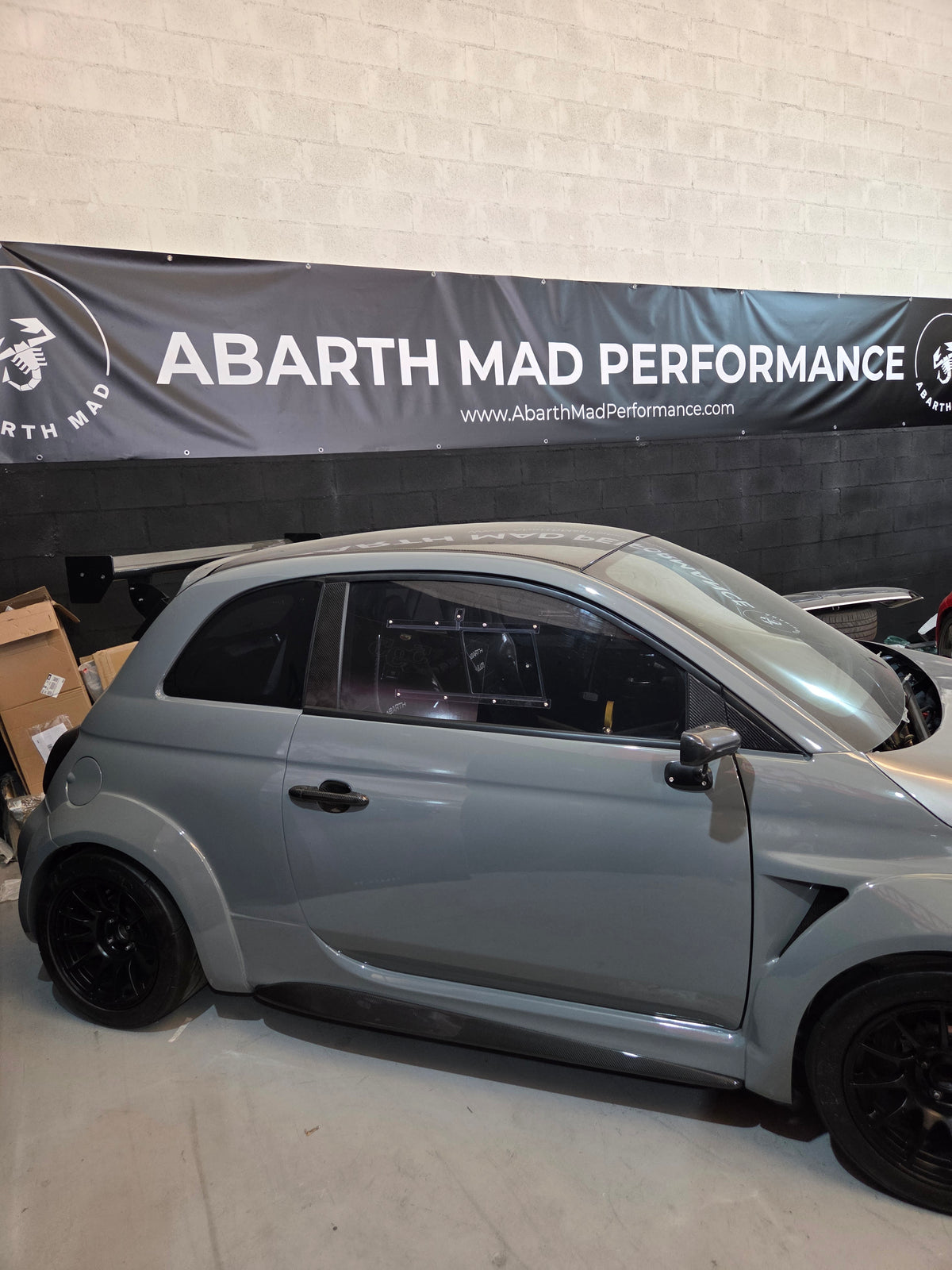 Abarth Fiat 500 All Model 100% Black Real Carbon Fiber Door Handle Inserts (2) Puertas Embellecedores Carbono