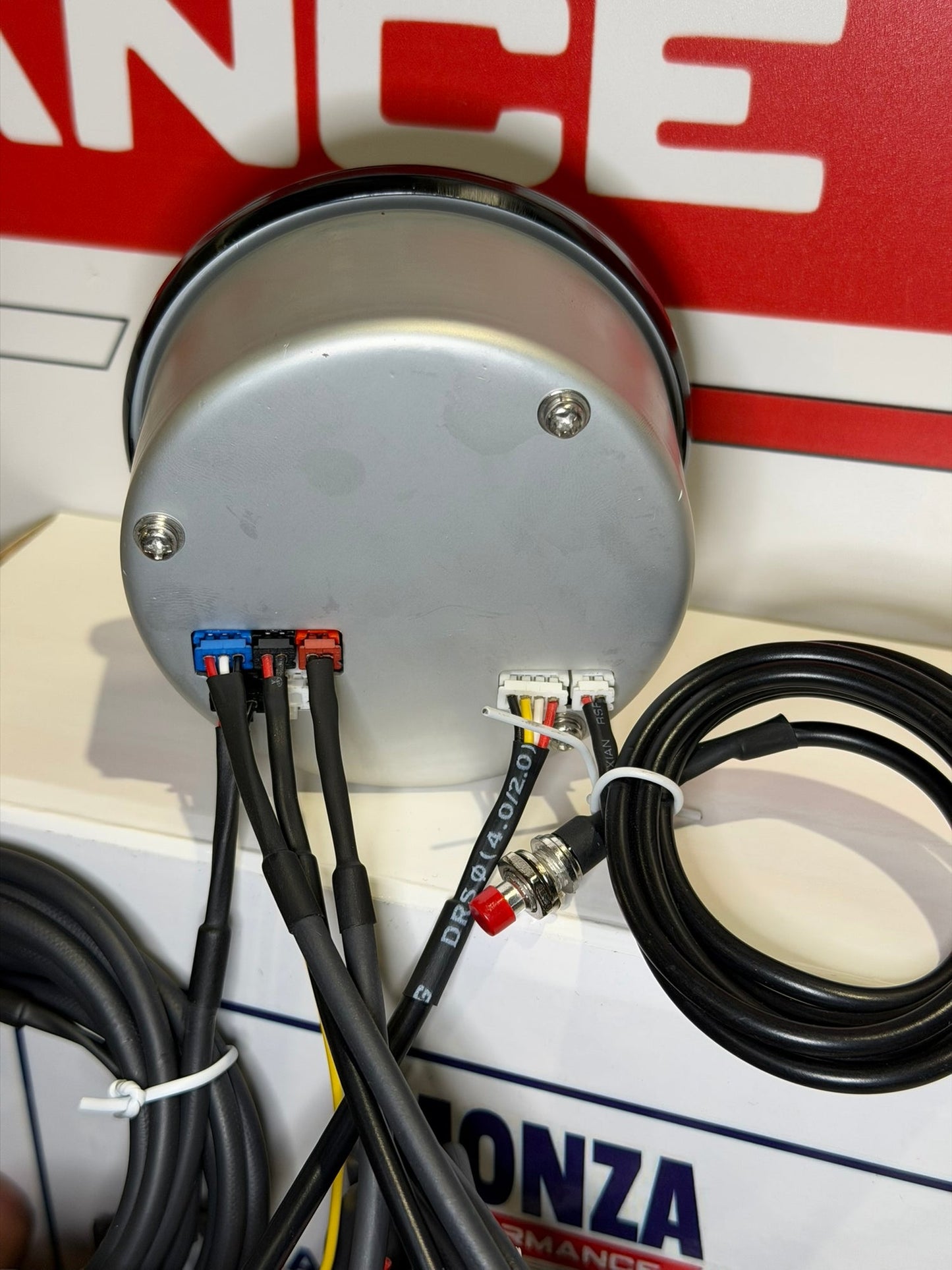 Abarth 500 595 695 Manometro Reloj Gauge 6-1 80mm Led Digital (Afr, egt, turbo...)