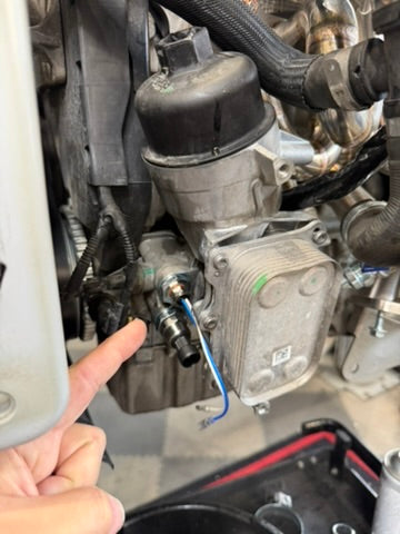 Abarth 500 595 695 Manometro Reloj Gauge 6-1 80mm Led Digital (Afr, egt, turbo...)