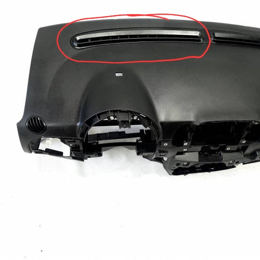 Abarth 500 All Model Carbon Fiber Windshield Defroster Air Top Vents Set (2) Cover Salpicadero Aireadores Superiores