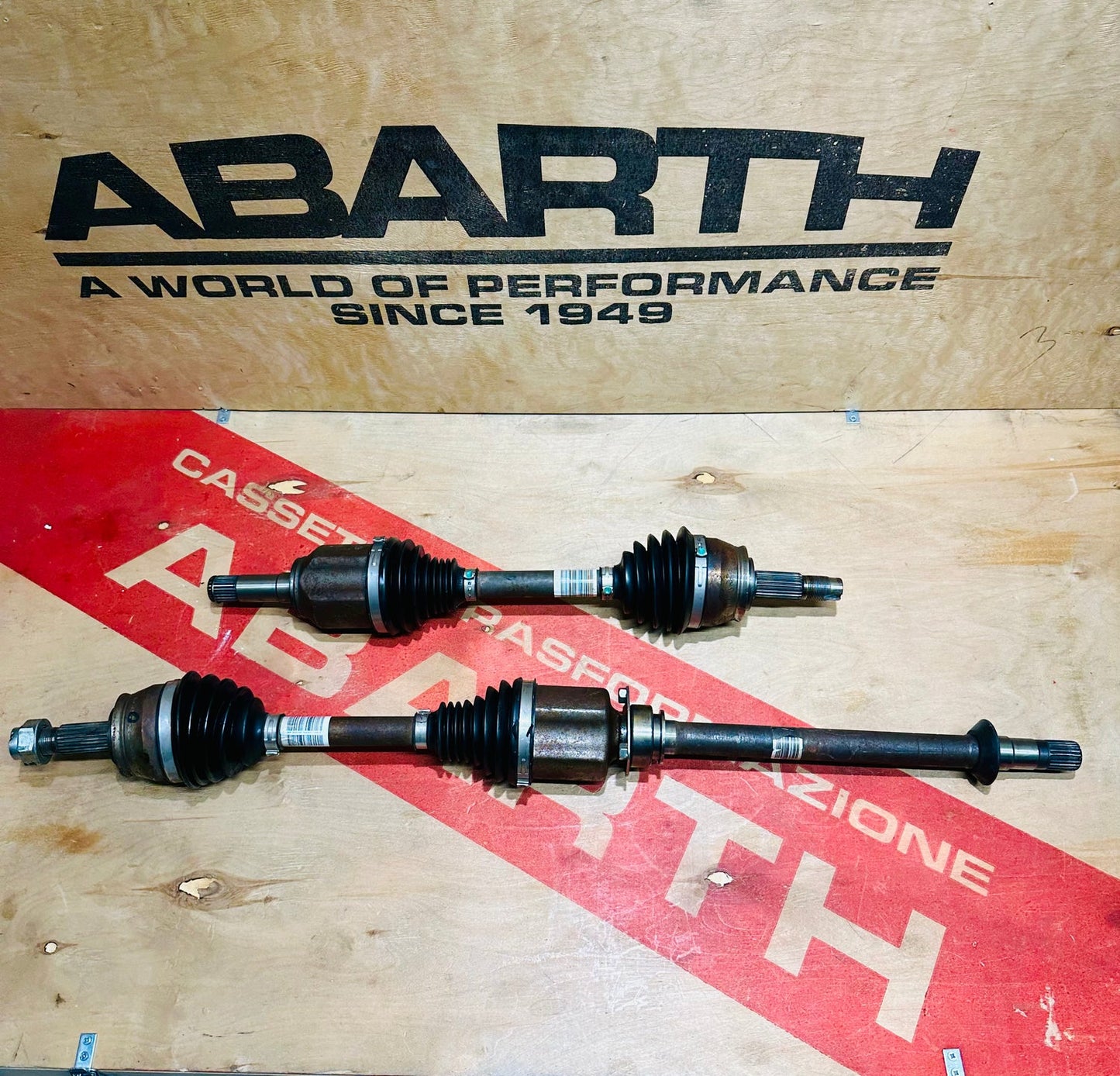 Abarth 500 All Model Set Front Axle Shaft Transmisiones Palieres Pareja Reforzados