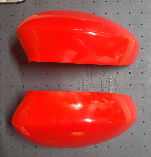 Abarth Fiat Espejo Retrovisor Rojo lado piloto calefactable completo