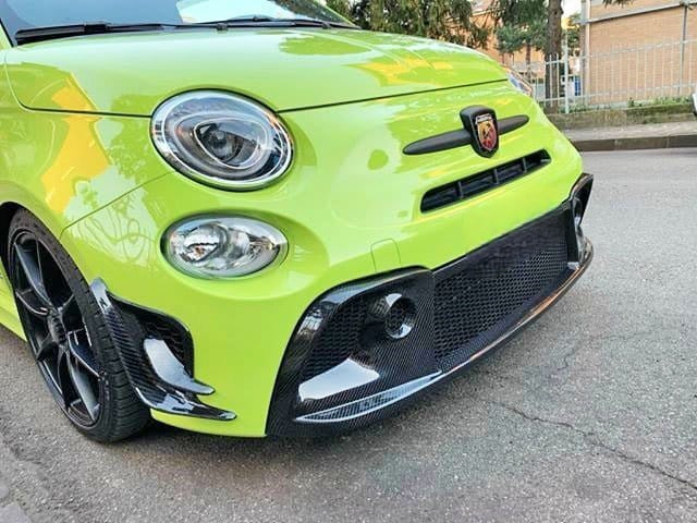 Abarth 2016+ Restyling Sforza Mask Frontal Máscara Fibra Fiber o Carbon Fiber