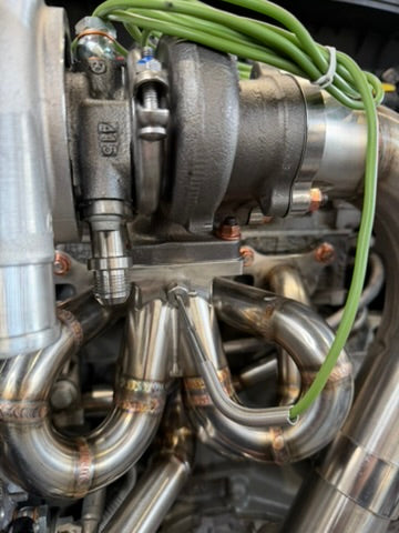 Abarth 500 595 695 Manometro Reloj Gauge 6-1 80mm Led Digital (Afr, egt, turbo...)