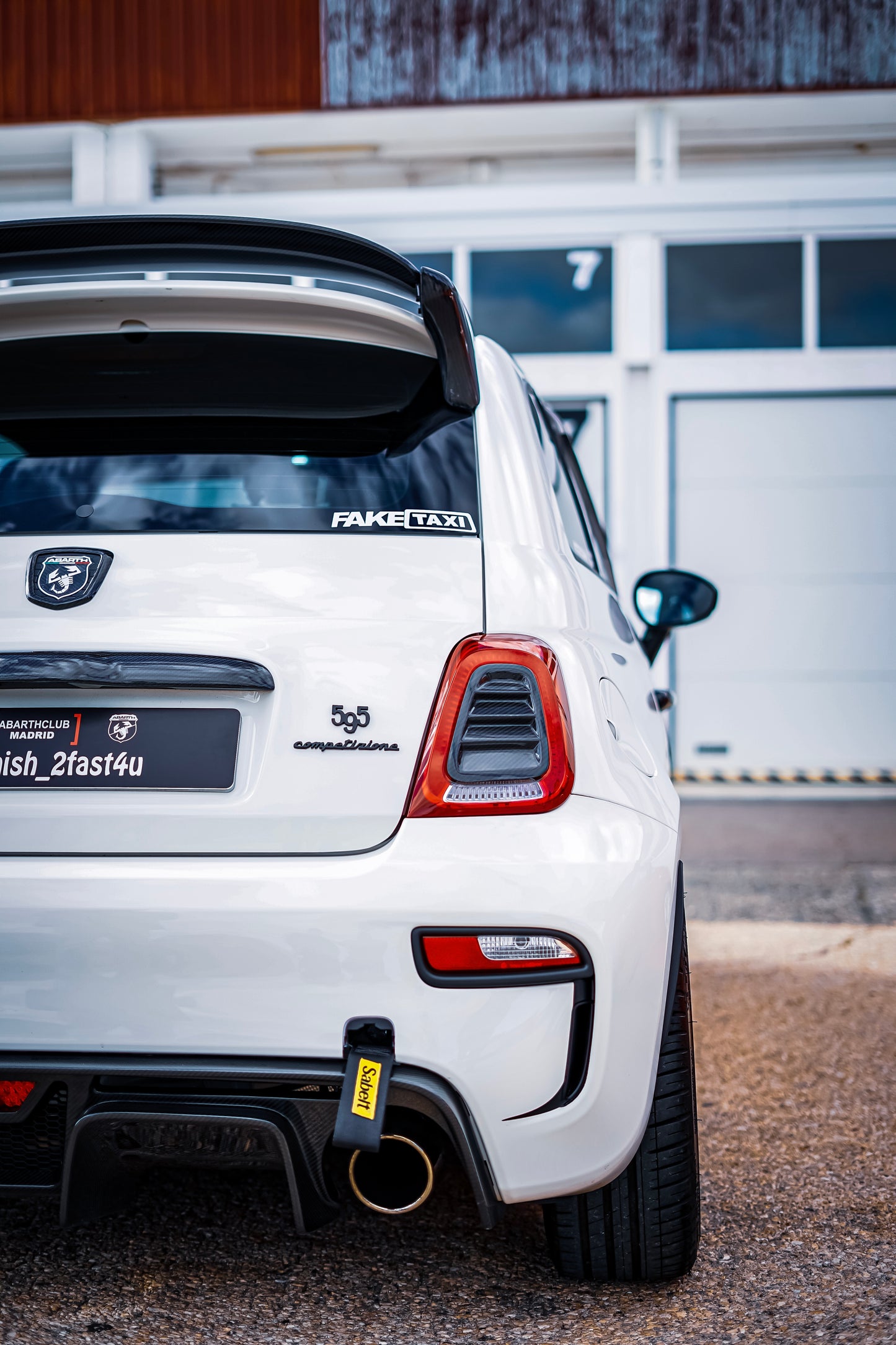 Exclusive Pre Order Now!! Abarth 500 All Model Carbon Fiber Spoiler Japan Style Alerón Alettone