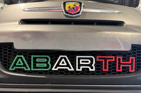 Abarth Pre Restyling 2008-2016 Letters Grille Letras 3D