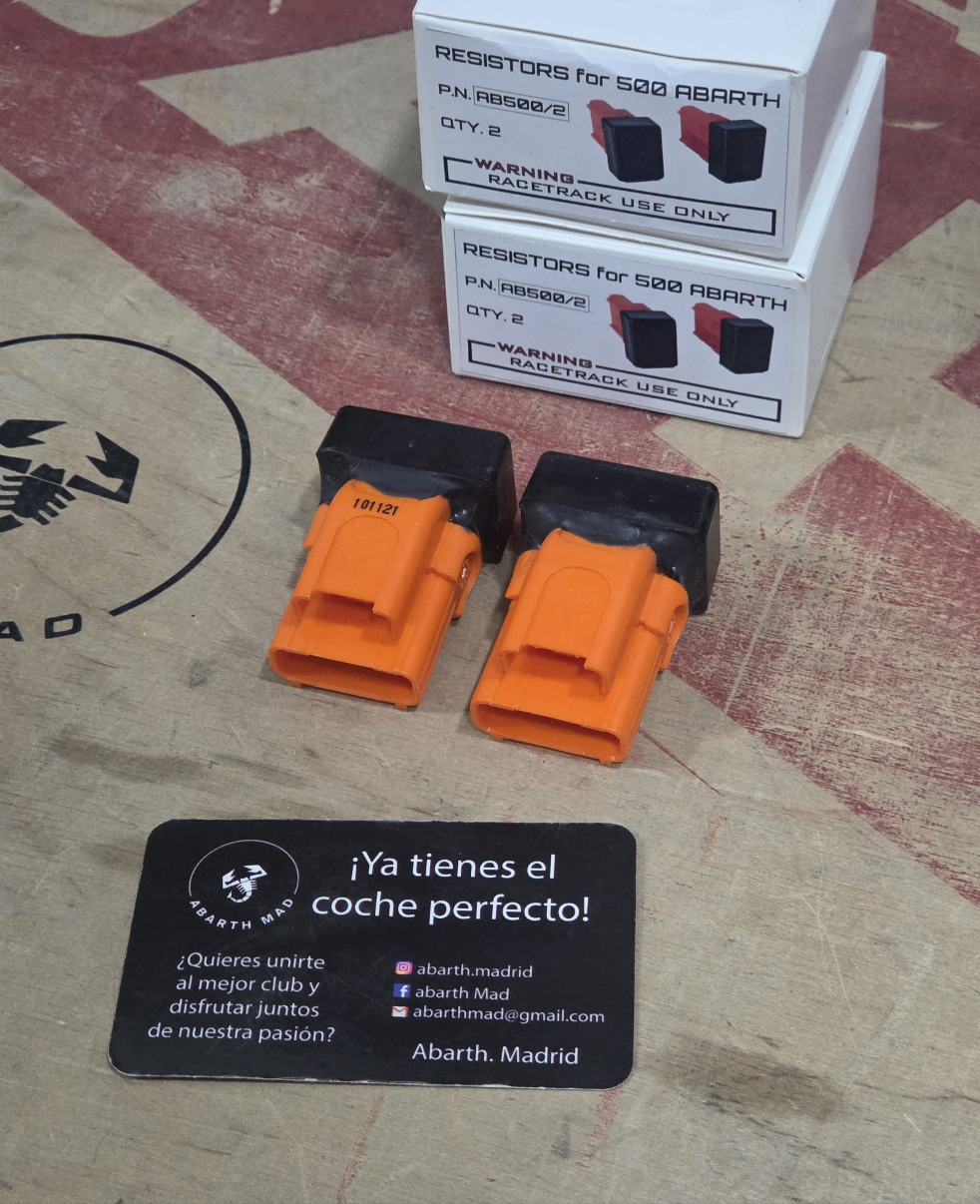 Abarth Sabelt Resistor Emuladores (2) Airbag Resistencias OEM Pareja Pair