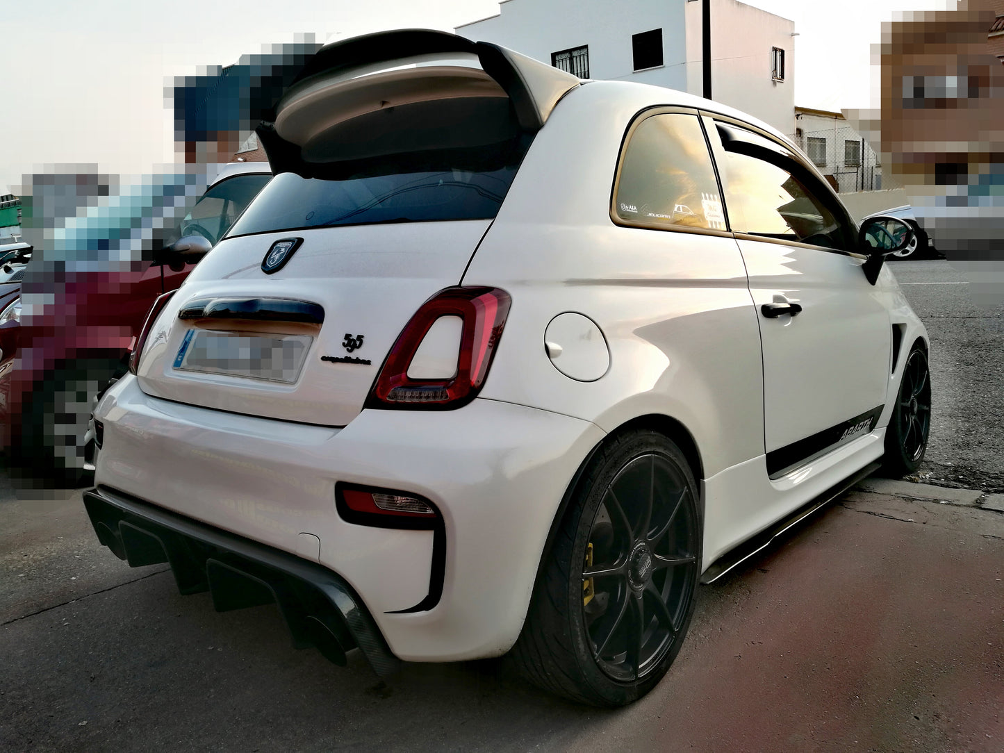 Abarth Wind and Rain Deflectors Front Windows