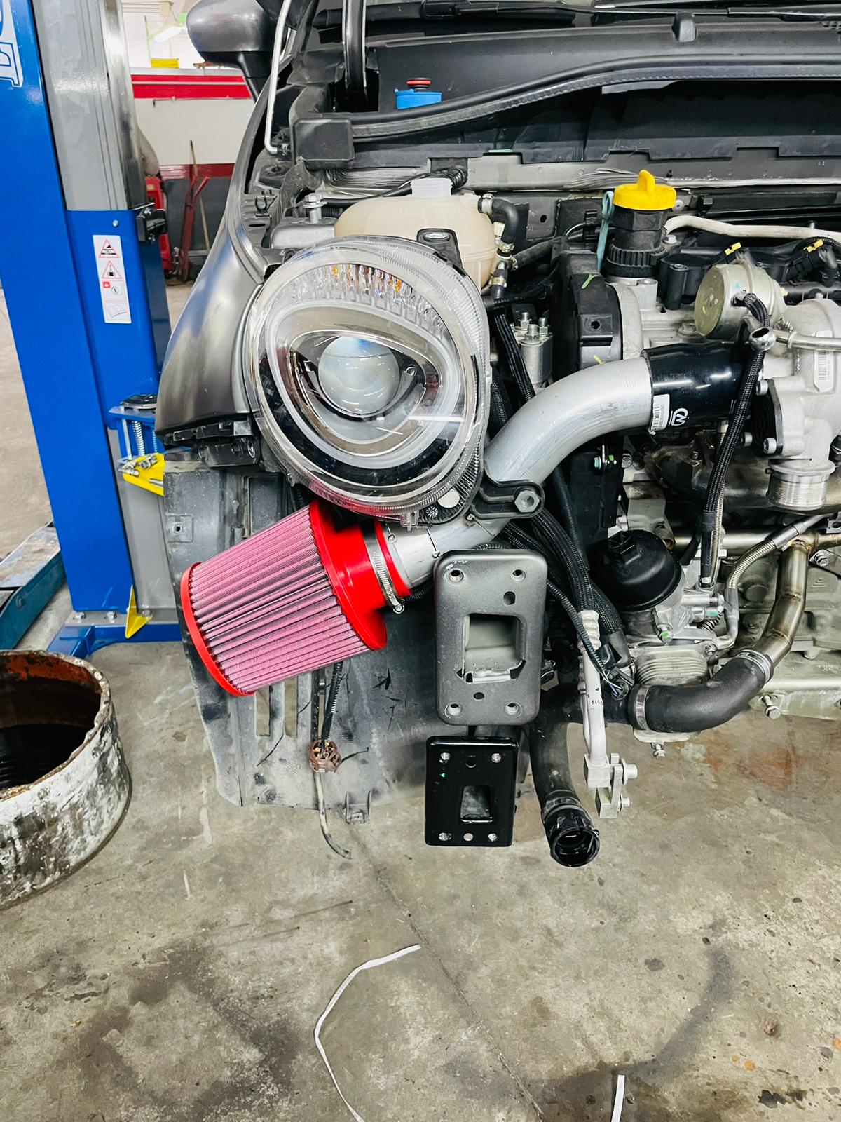 Abarth Fiat Admisión Baja Diurnos Aluminio Low Intake Daylights Position