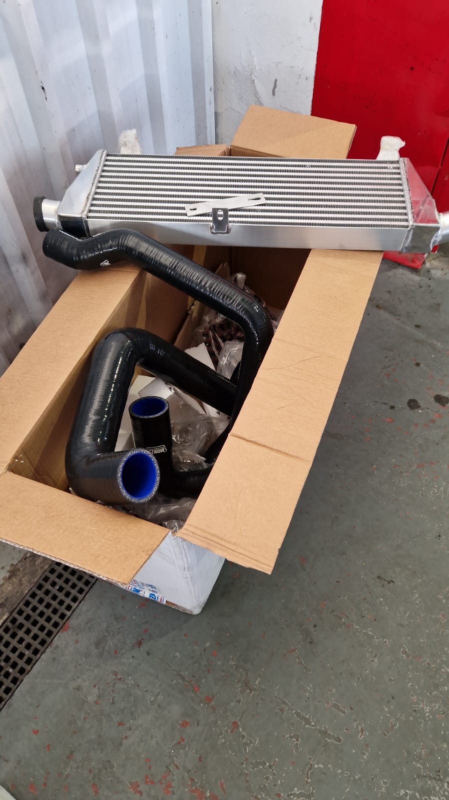 Intercooler anteriore Abarth da 8,5 o 9 litri