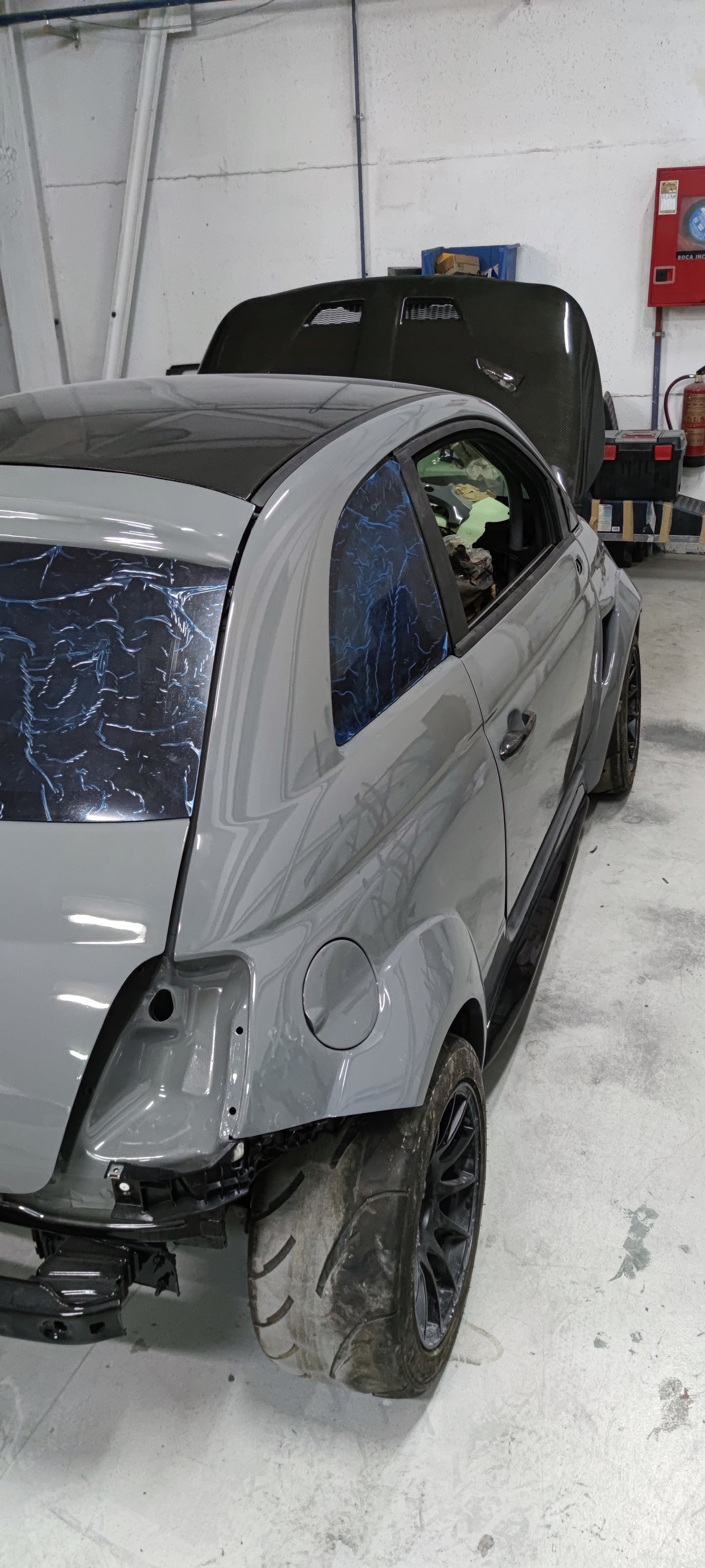 Abarth Fiat Ventanas Traseras (3) Finestrini Biposto Policarbonato Makrolon Windows