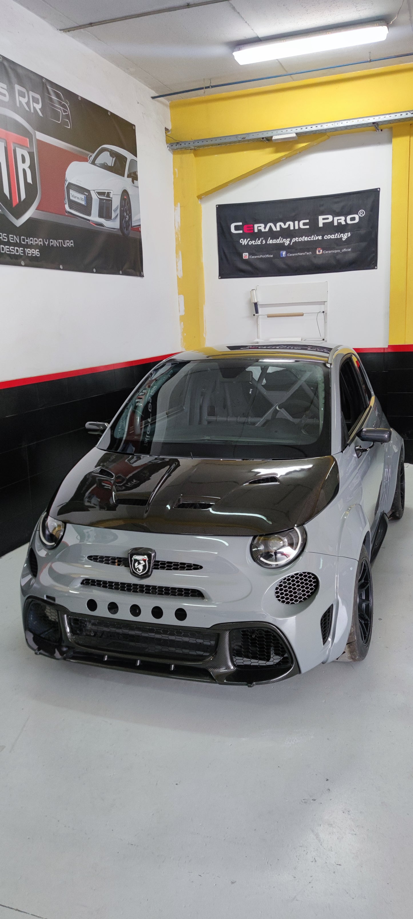 Abarth 595/695 Cadamuro Frontal Paragolpes Restyling Fibra de Carbono