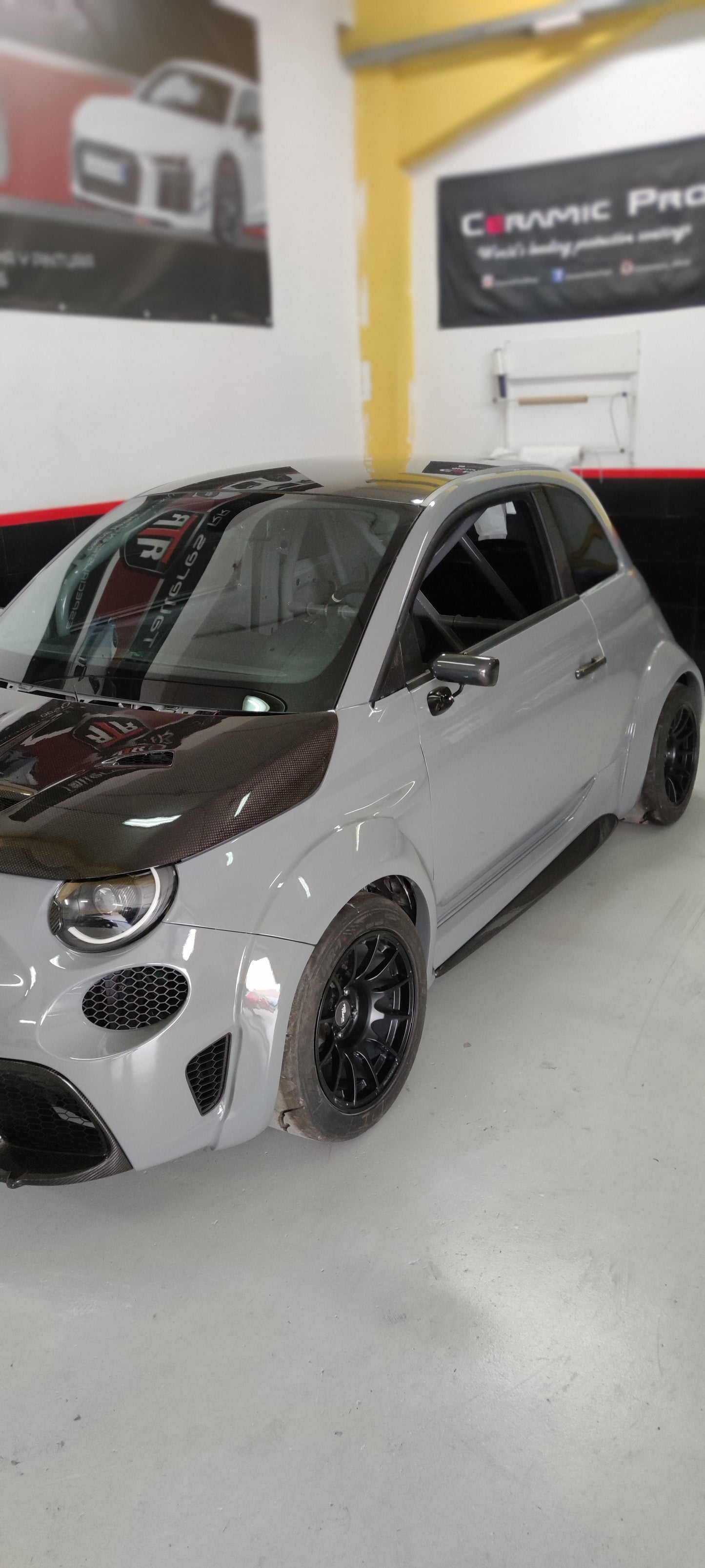 Abarth 595/695 Cadamuro Frontal Paragolpes Restyling Fibra de Carbono