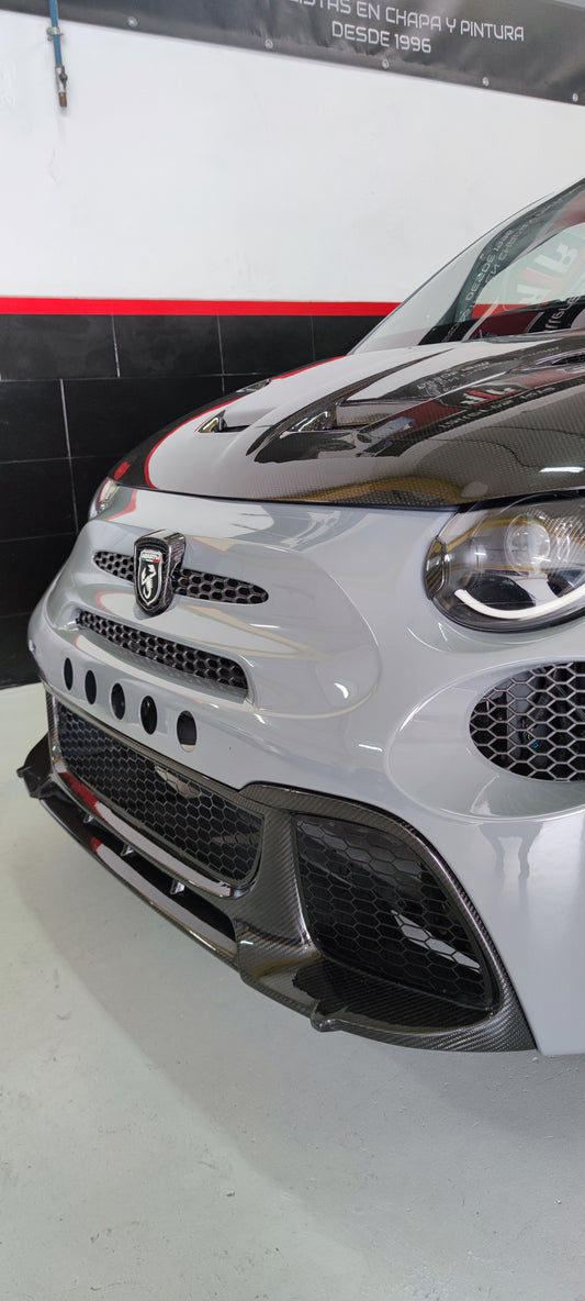 Abarth 595/695 Cadamuro Frontal Paragolpes Restyling Fibra de Carbono