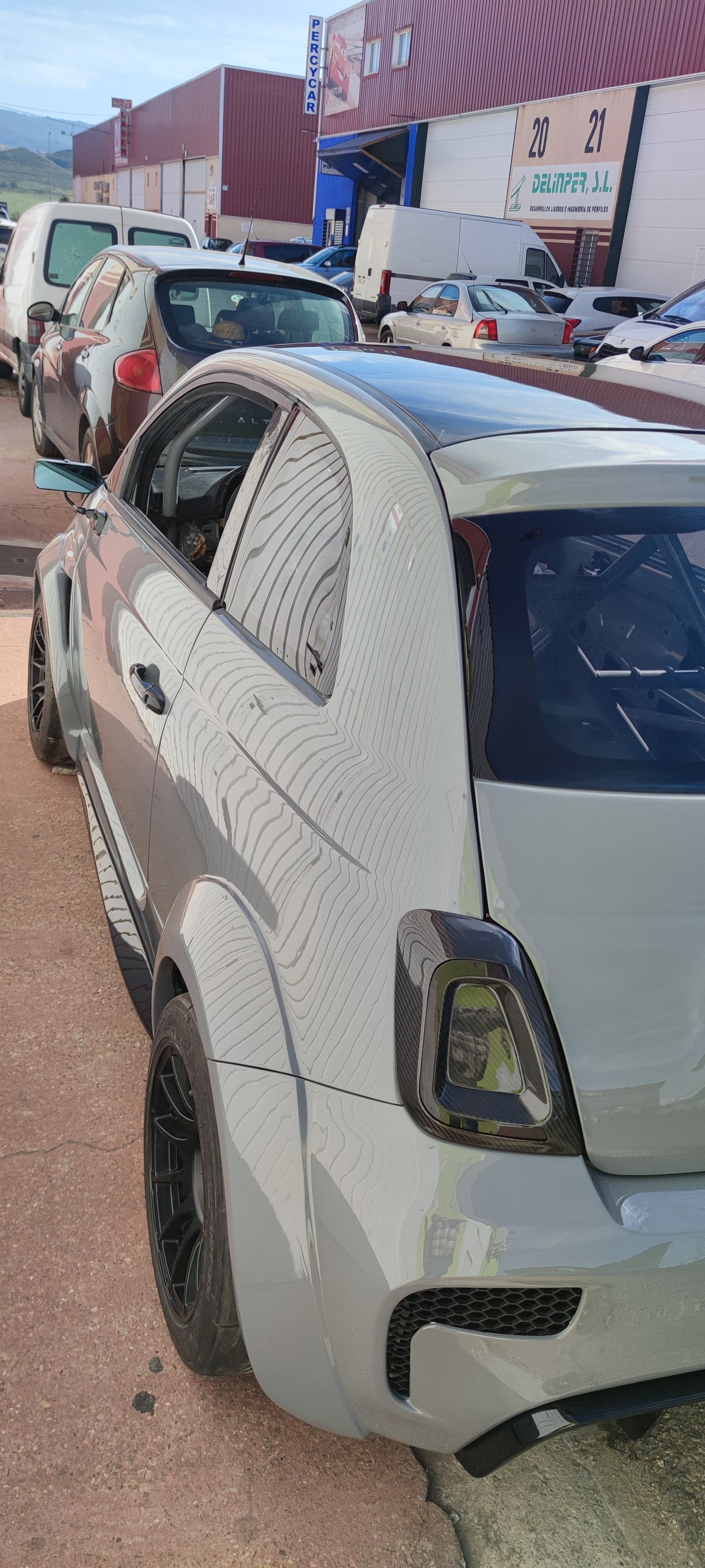 Abarth Fiat Ventanas Traseras (3) Finestrini Biposto Policarbonato Makrolon Windows