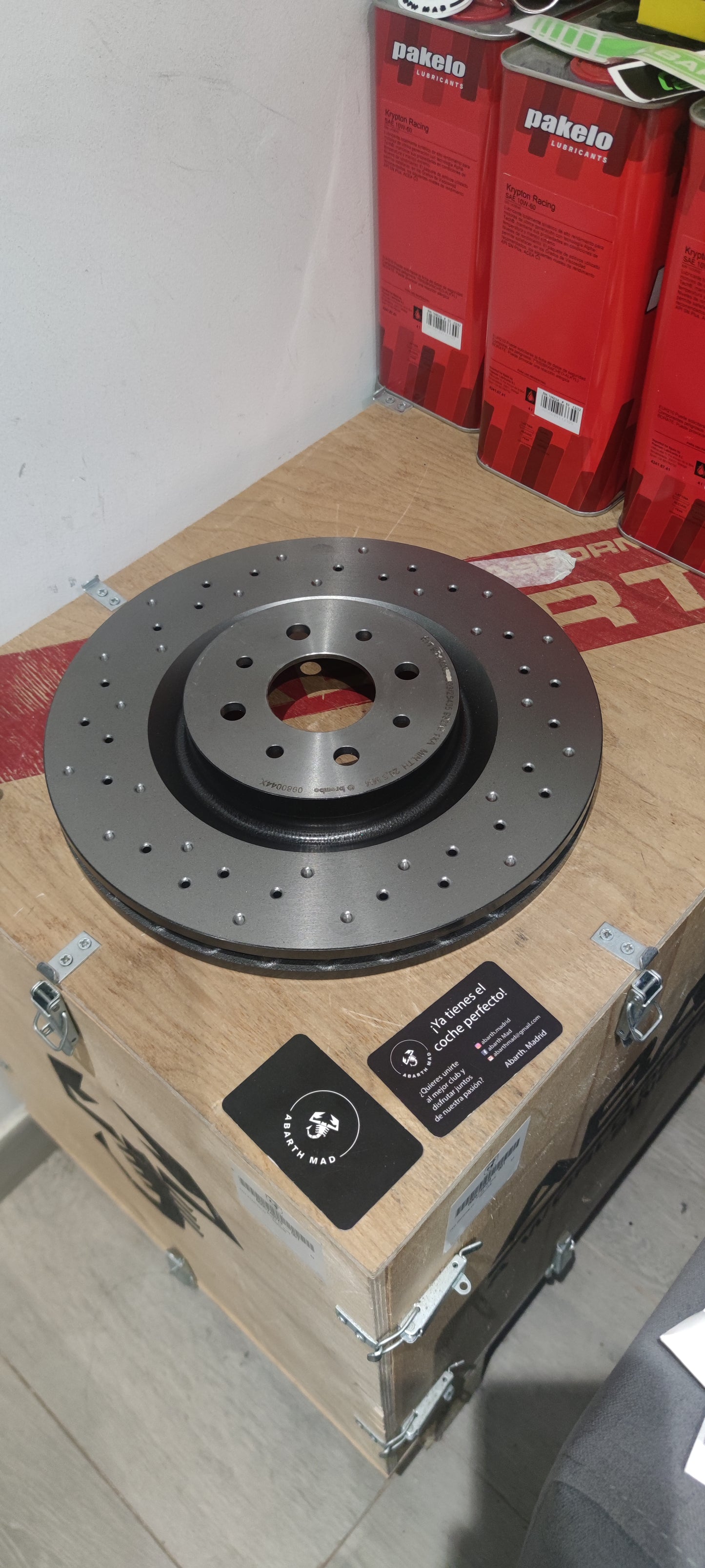 Abarth Brembo Original OEM Discos 284mm Delanteros (pinza estándar)