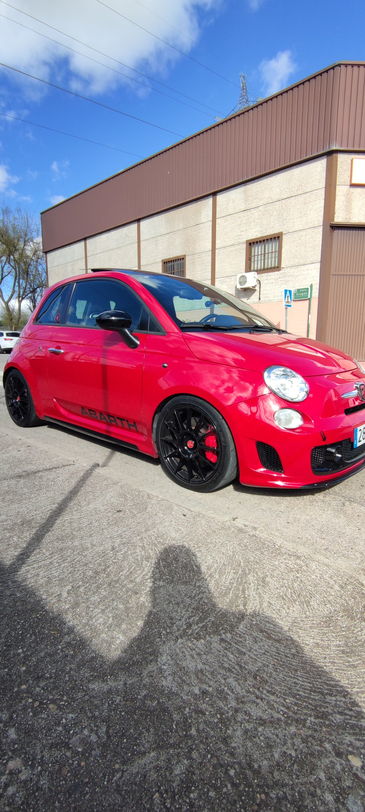 Lettere 70° Anniversario personalizzabili in vinile per portiere Abarth