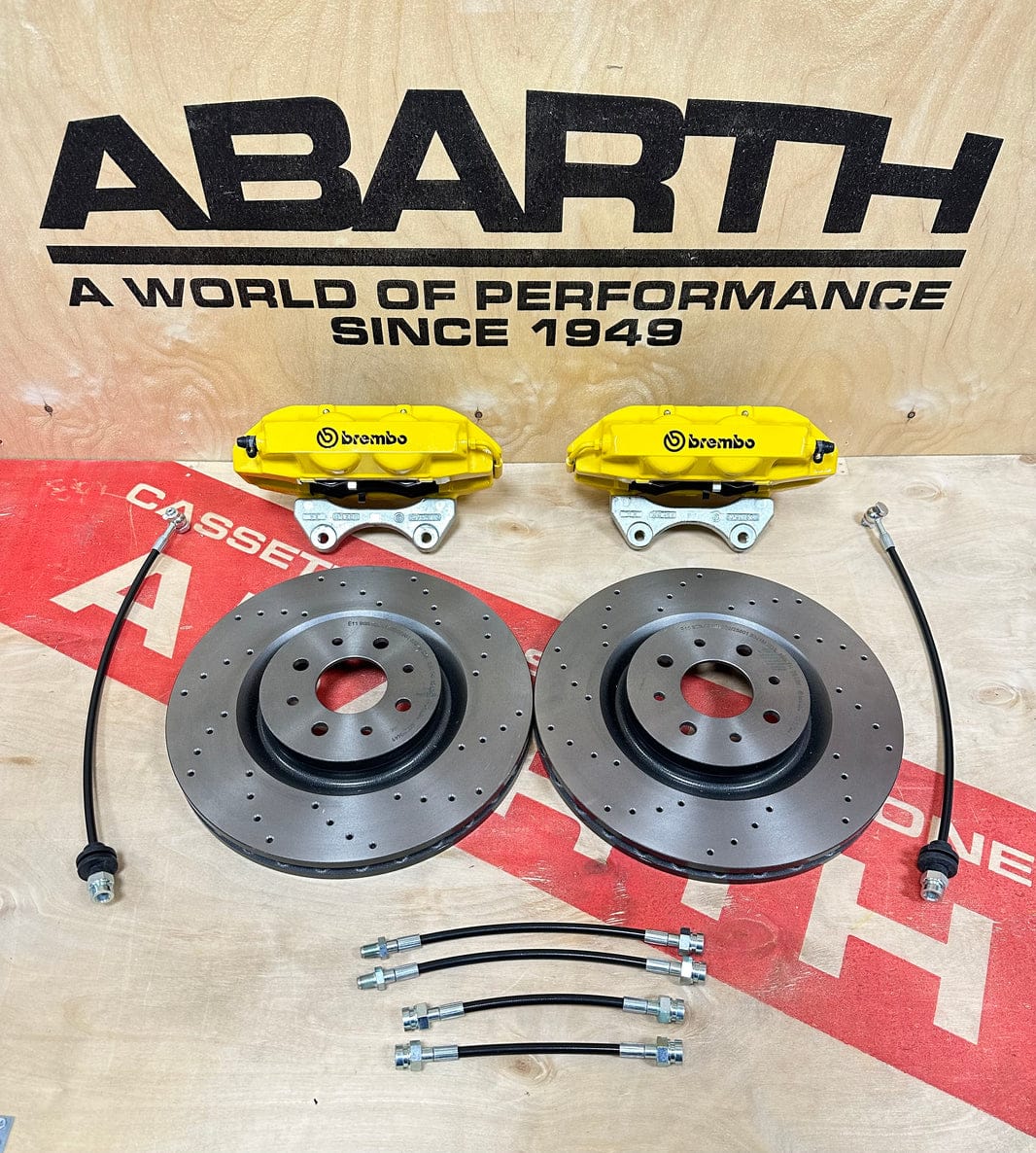 Kit Abarth Brembo ORIGINALE 305mm Completo