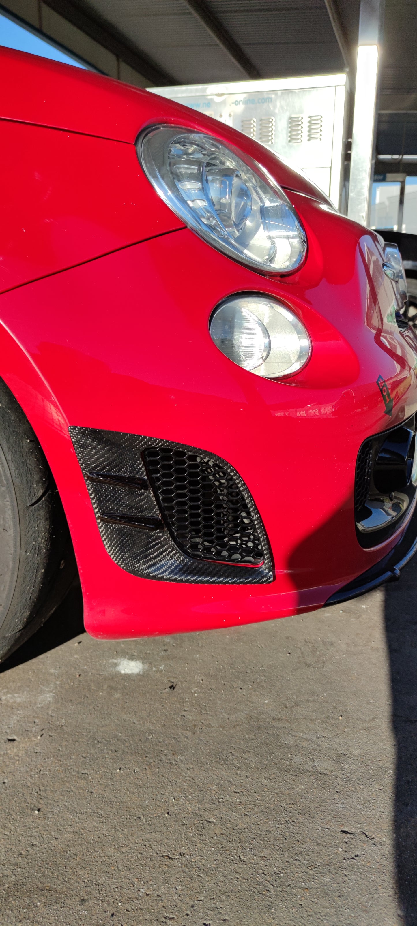 Abarth MK3 Pre Restyling Carbono Prolongación