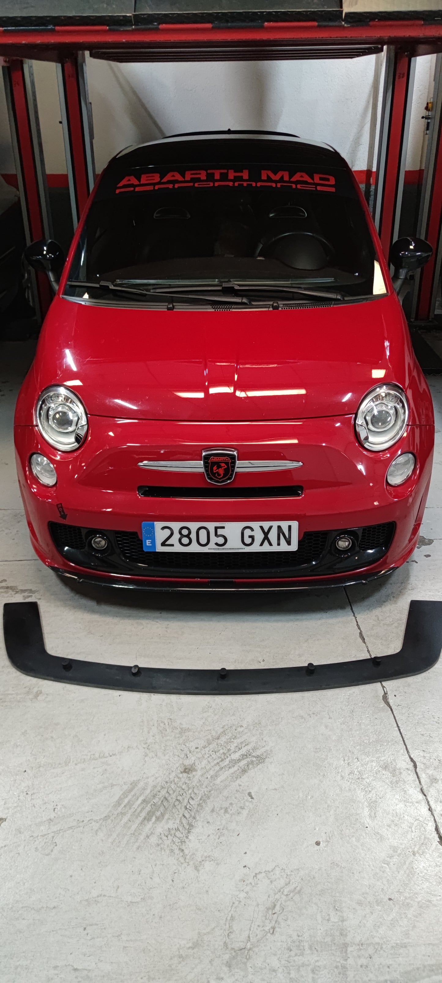 Abarth Lip Splitter Frontal Pre Restyling