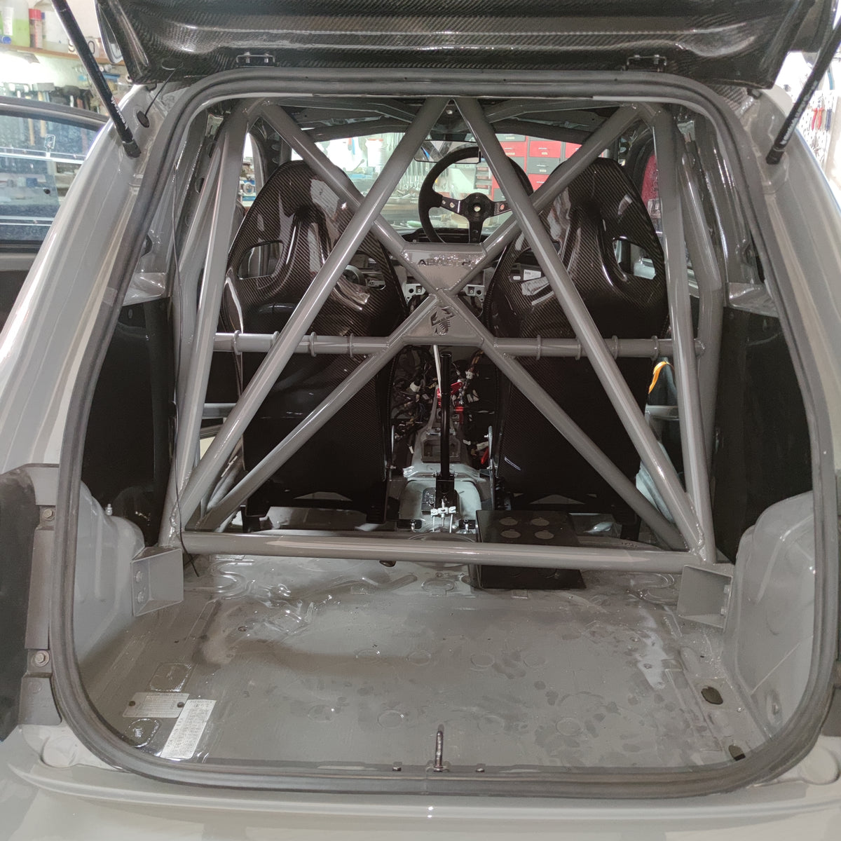 Abarth 500 Paneles Traseros Carbon Fiber Biposto Rear Panel Trim