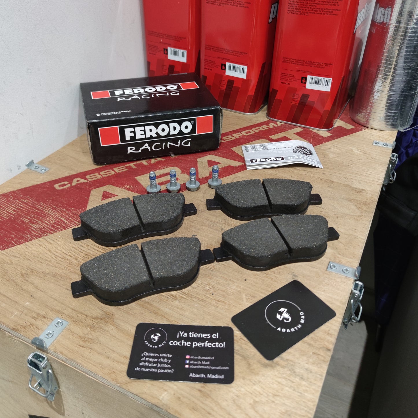 Pinza Abarth DS2500 No Pastiglie Anteriori BREMBO Ferodo