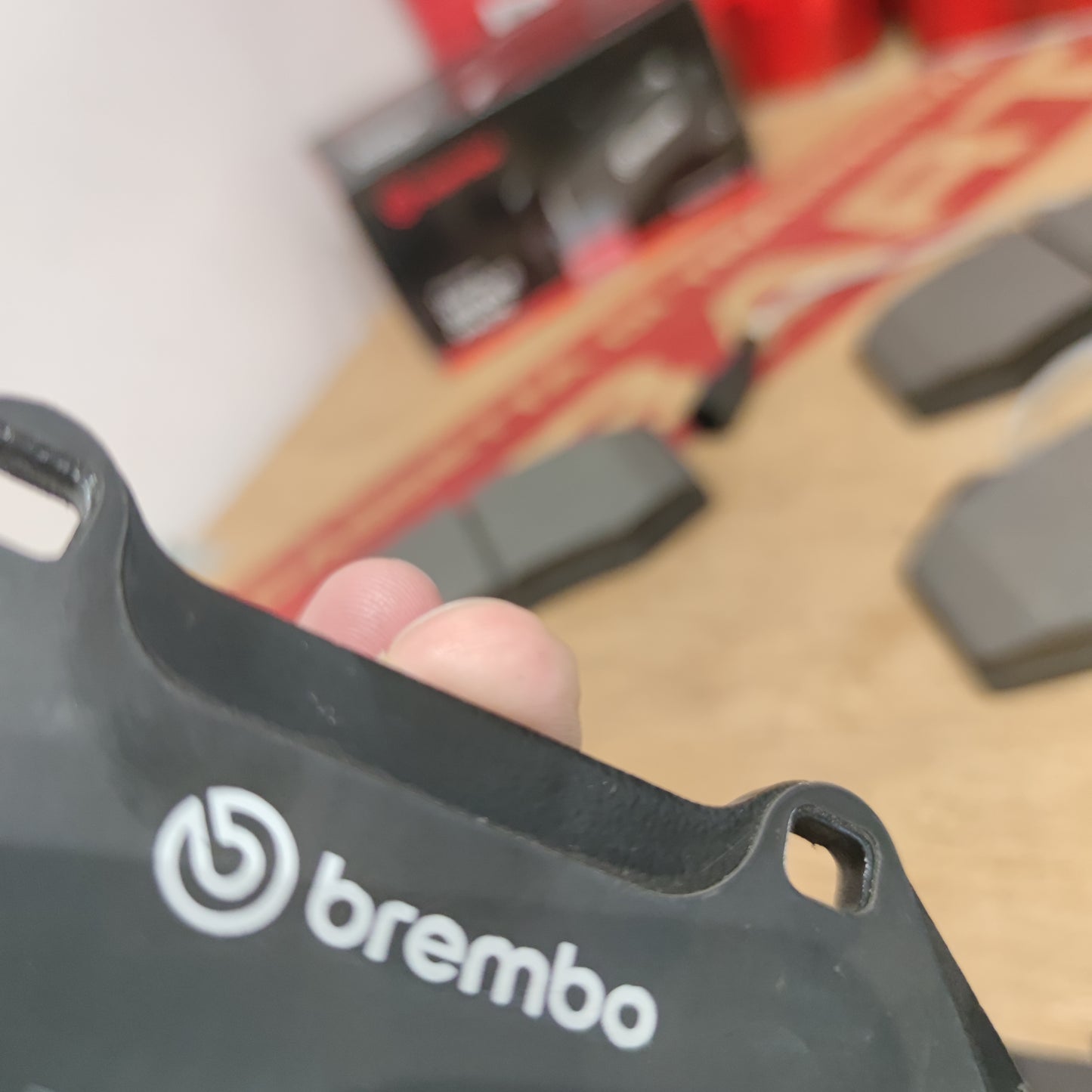 Pinza Abarth BREMBO Pastiglie Anteriori Originali OEM