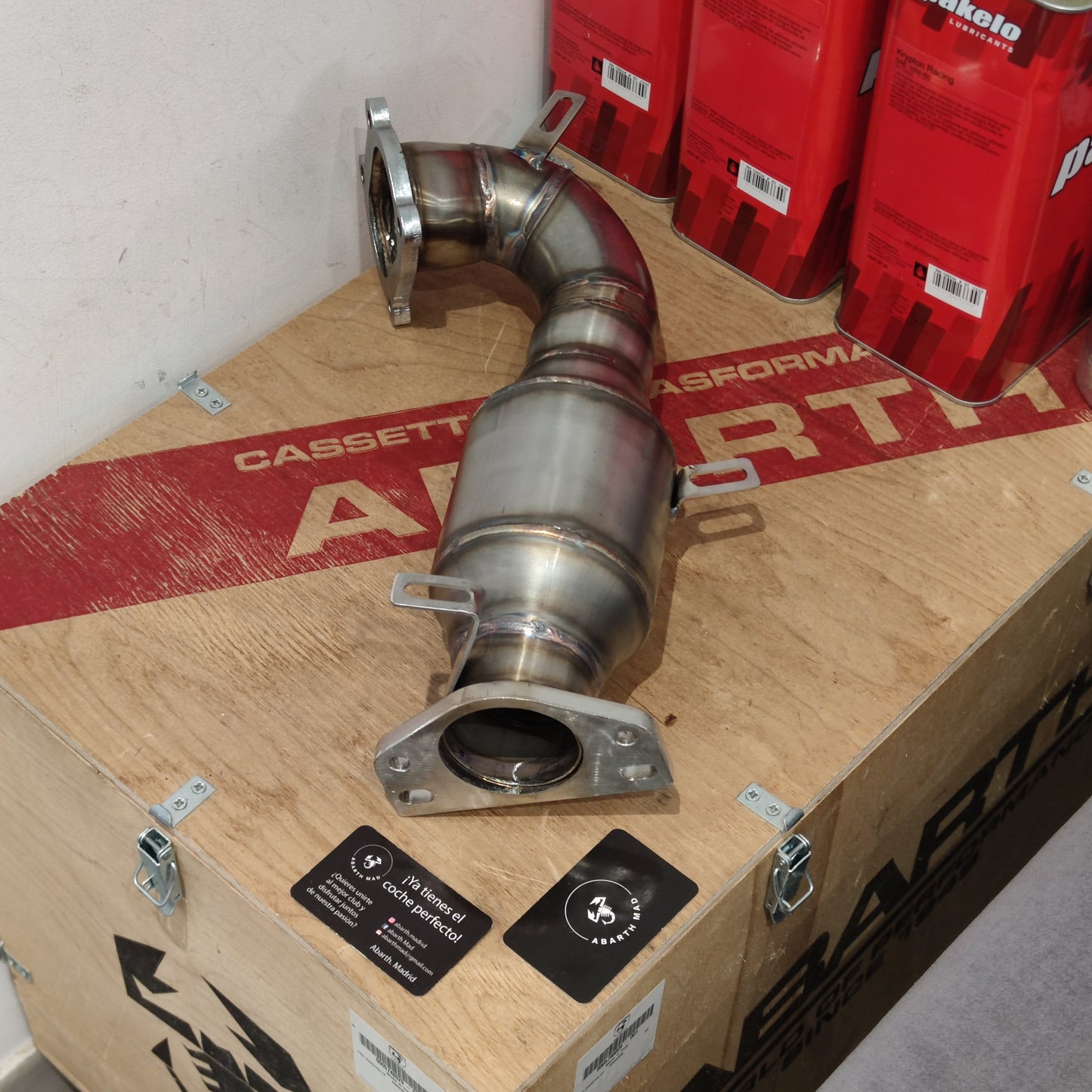 Abarth Downpipe Catalyst 200 Celle Brain IHI o GARRET