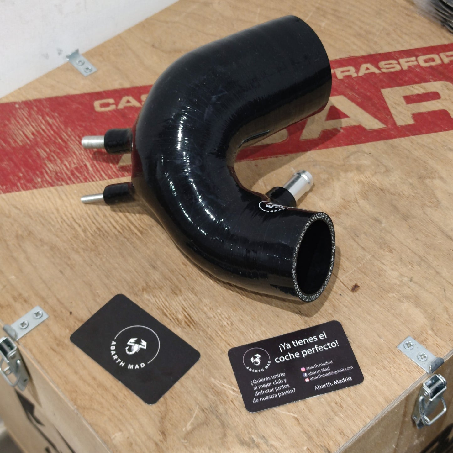 Tubo aspirazione turbo in silicone Abarth Garret o IHI