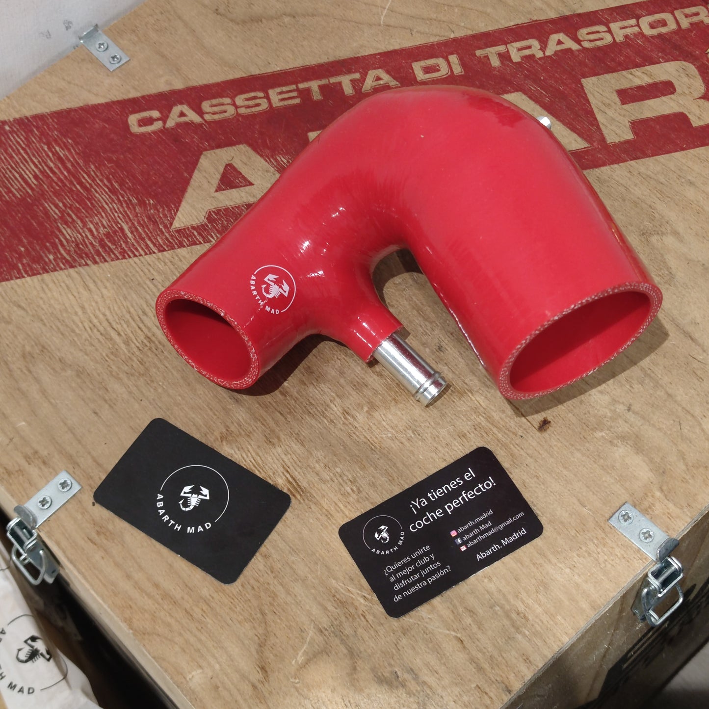 Tubo aspirazione turbo in silicone Abarth Garret o IHI