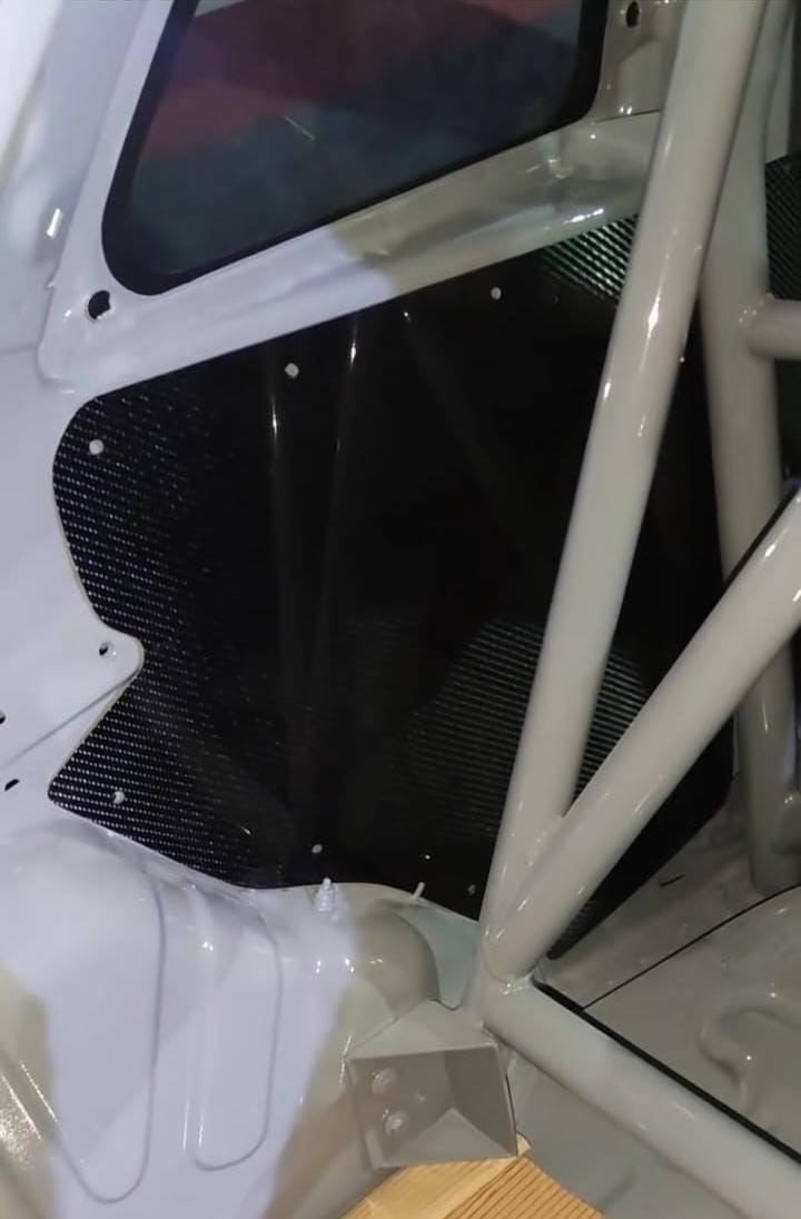 Abarth 500 Paneles Traseros Carbon Fiber Biposto Rear Panel Trim