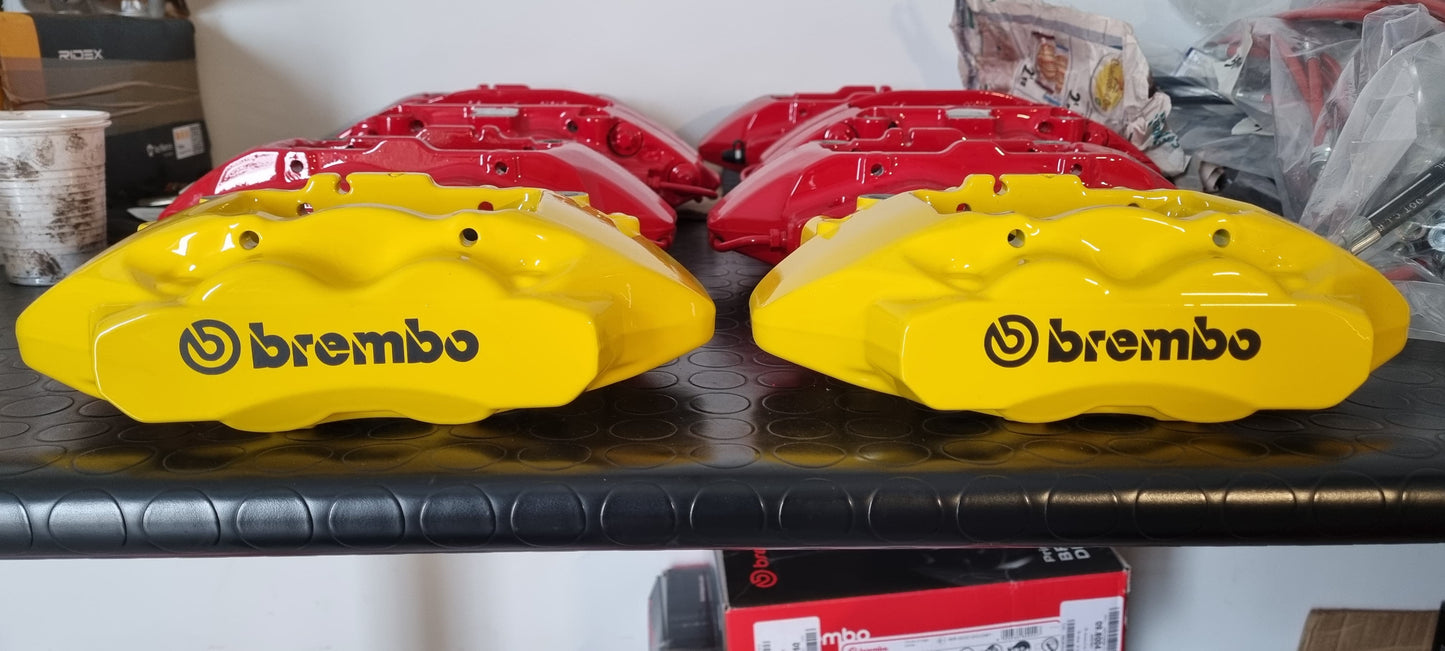 Kit Abarth Brembo 305mm NON ORIGINALE Giallo Alfa Romeo