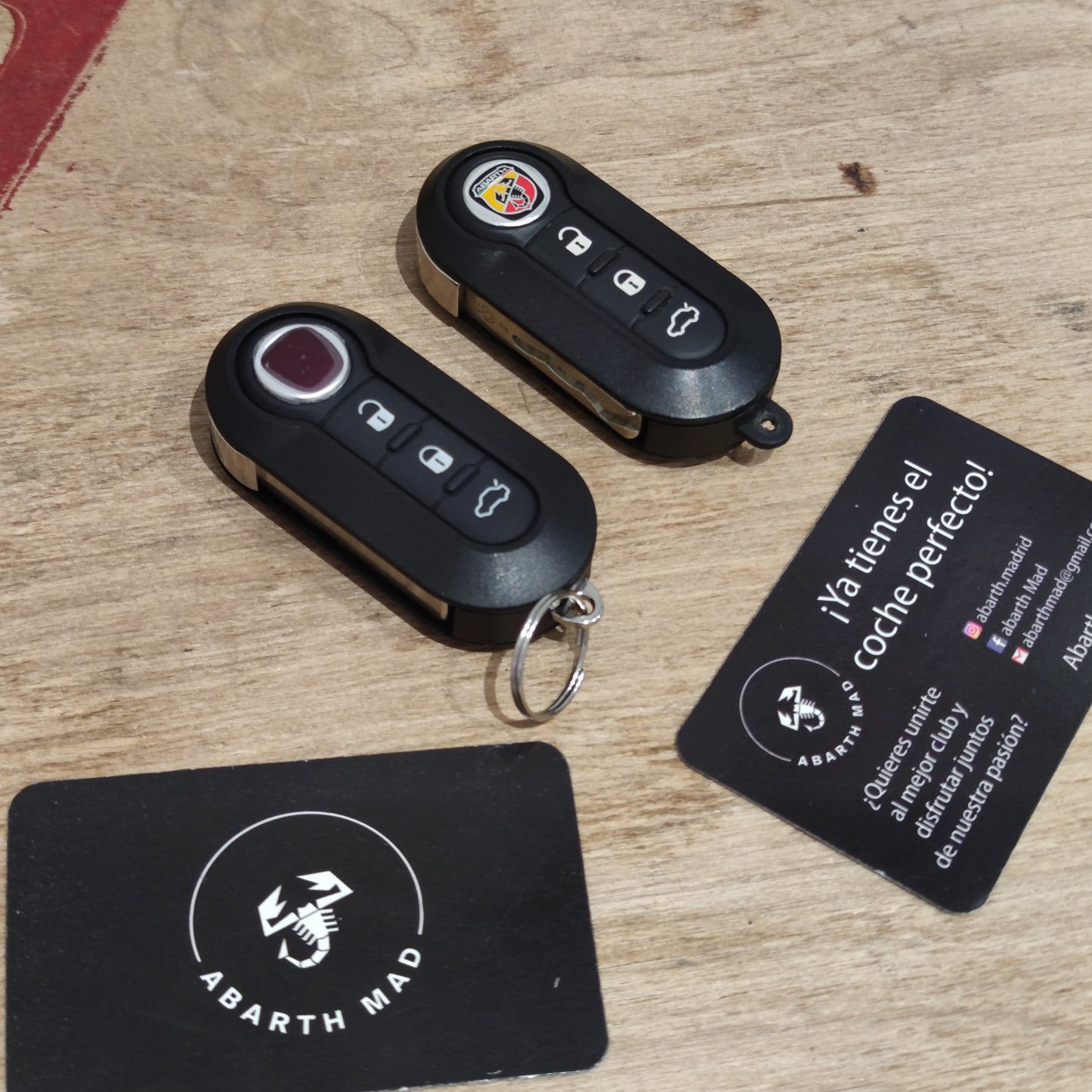 Abarth Fiat Key Spare Replacement