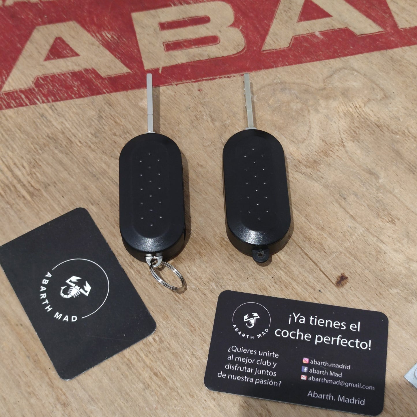 Abarth Fiat Key Spare Replacement