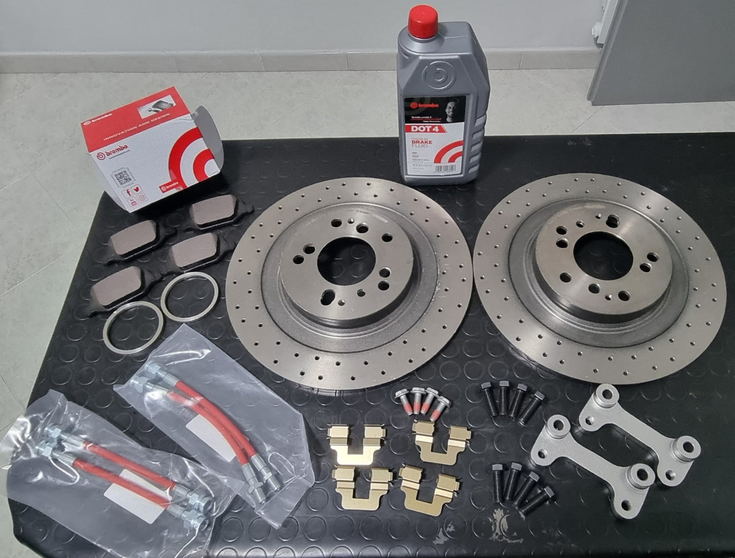 Kit Freno Posteriore Abarth Big Brake 300mm Plug &amp; Play