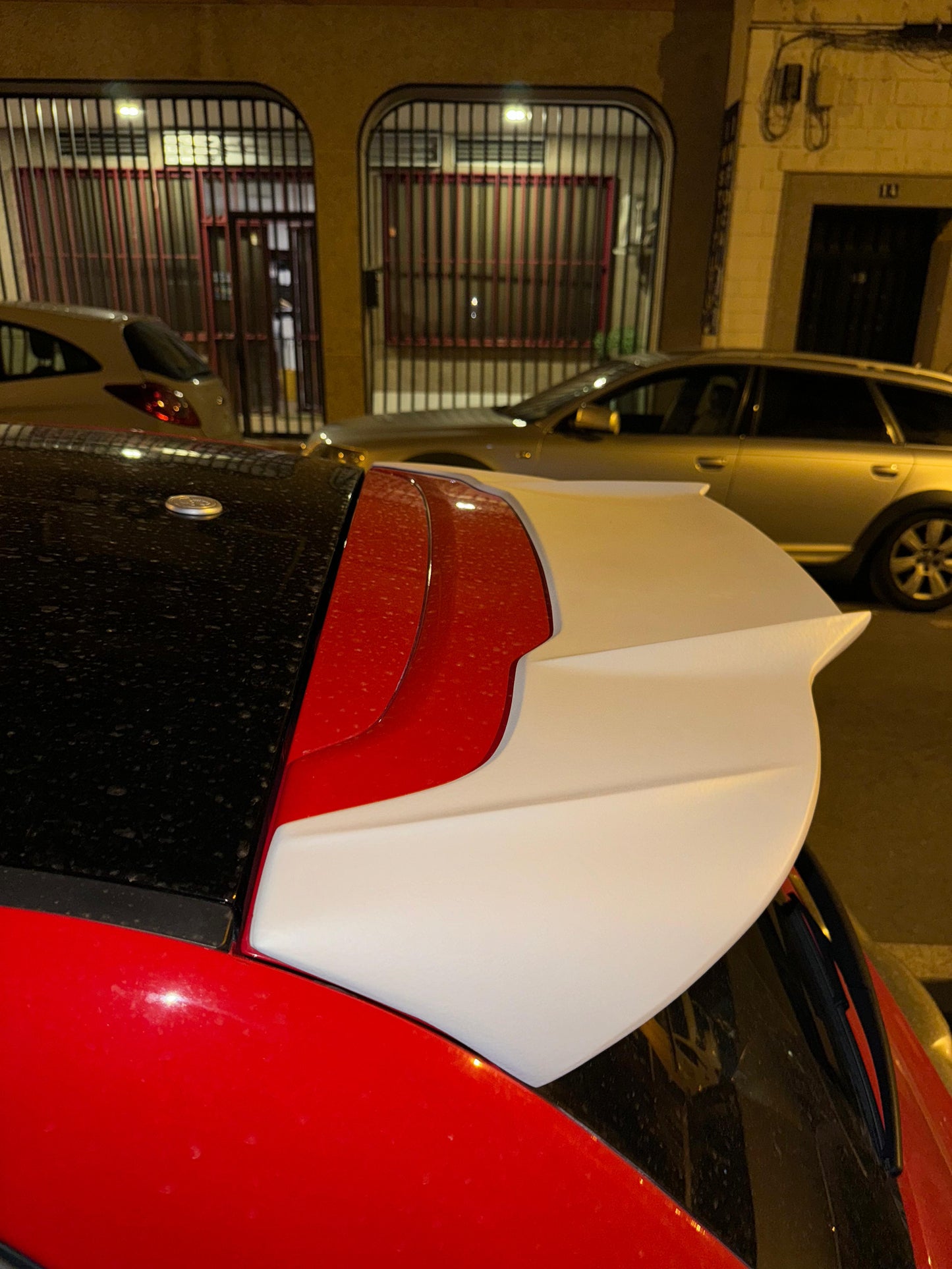 Abarth Extension Wing Spoiler Visor "Batman"