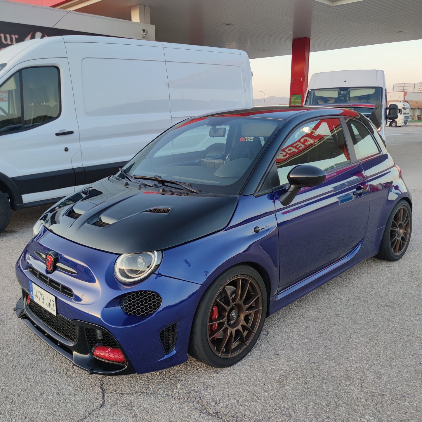 Fari Alogeni Modificati Abarth No Xenon Led