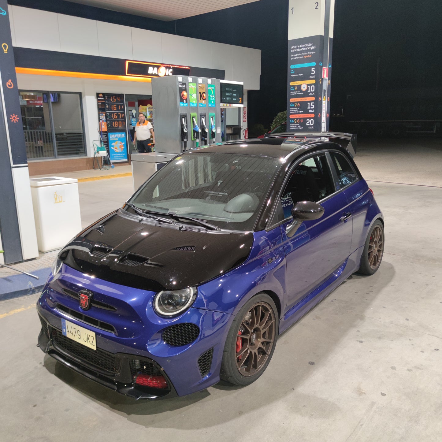 Fari Alogeni Modificati Abarth No Xenon Led