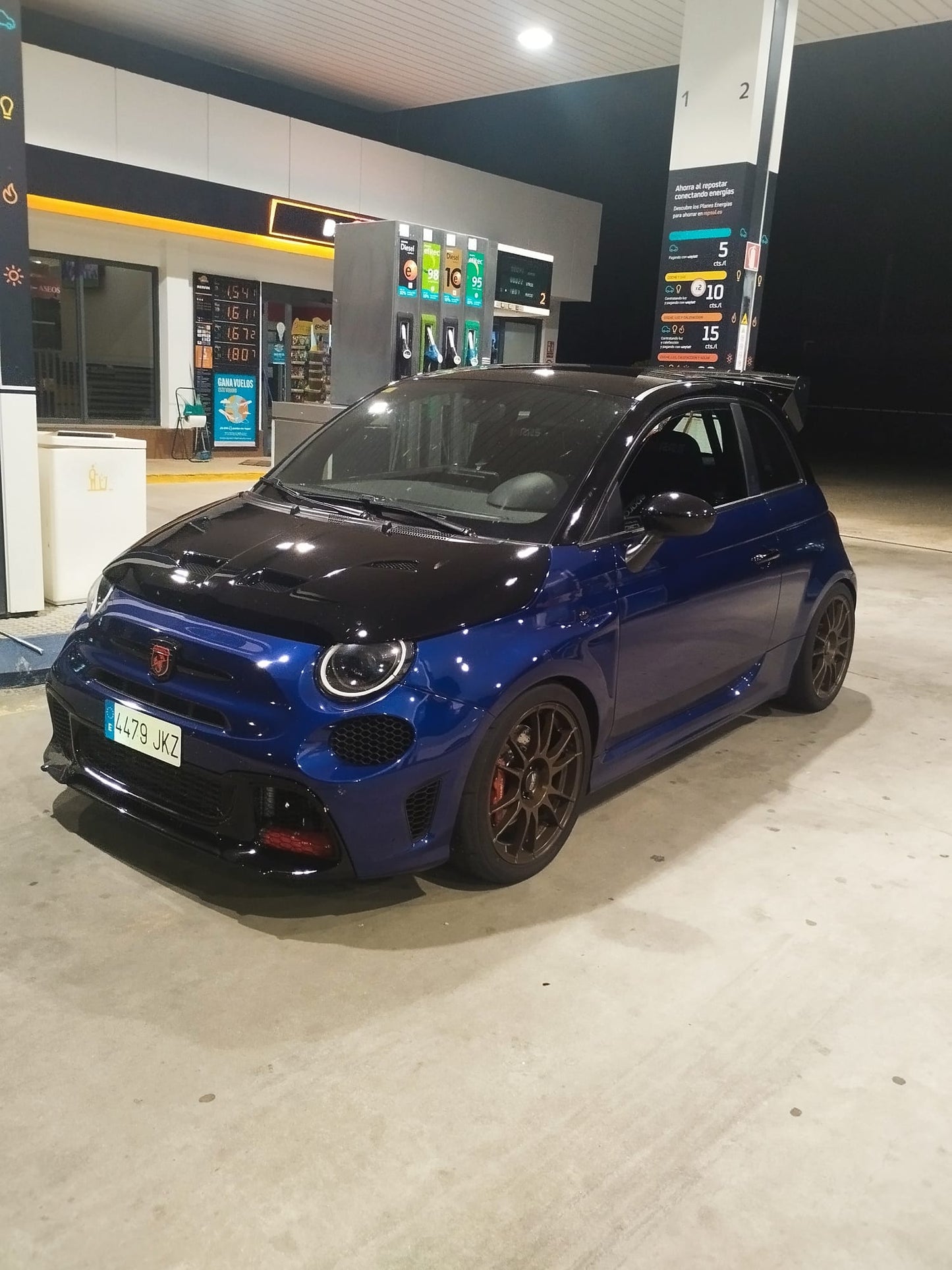 Fari Alogeni Modificati Abarth No Xenon Led