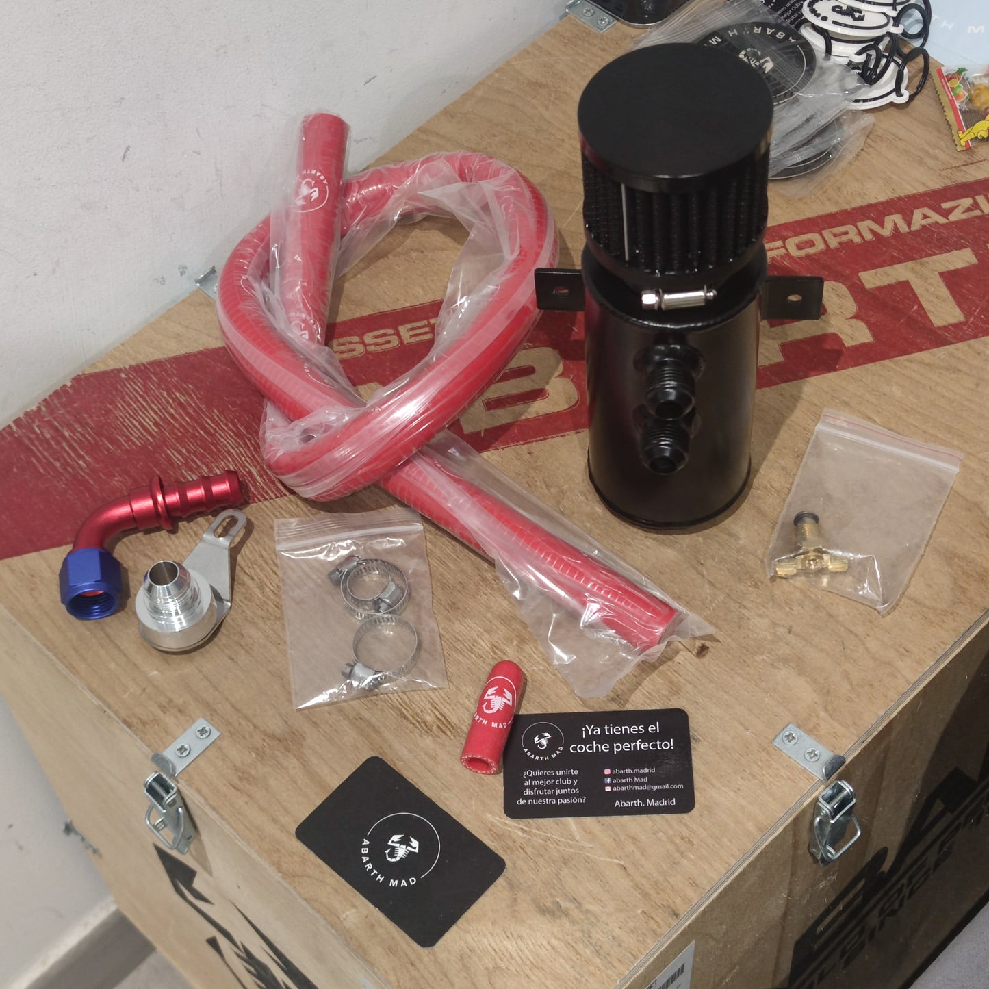 Kit Decanter Vapori Abarth + Bottiglia AN10