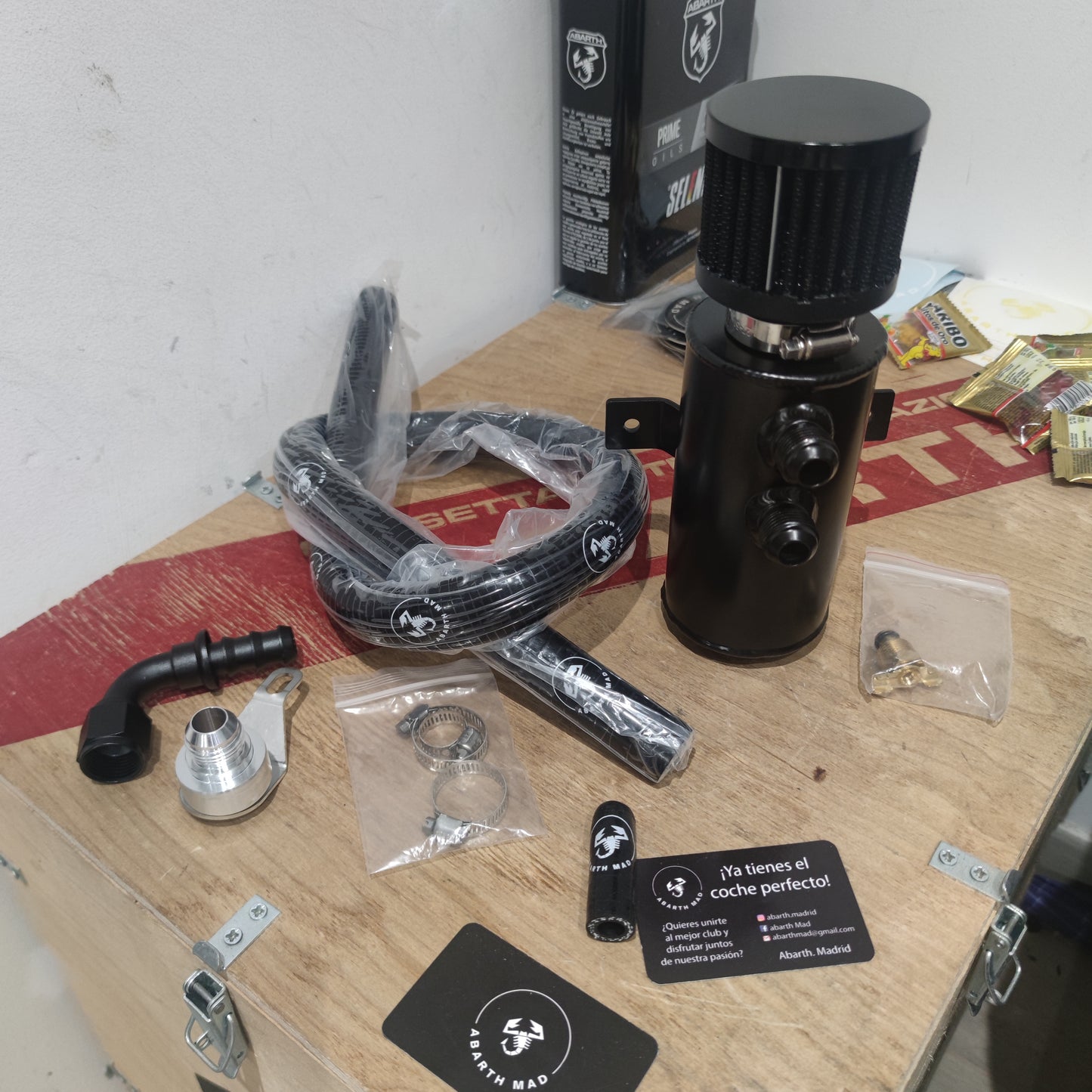 Kit Decanter Vapori Abarth + Bottiglia AN10