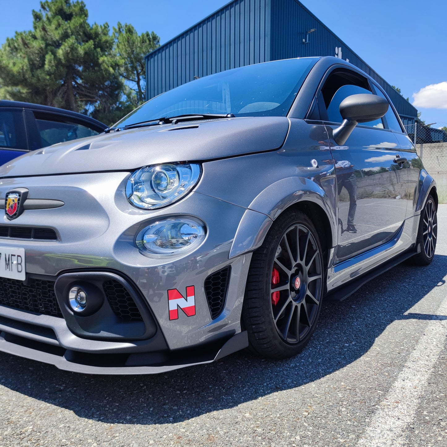 Abarth Ensanches Aletines Fibra 20mm