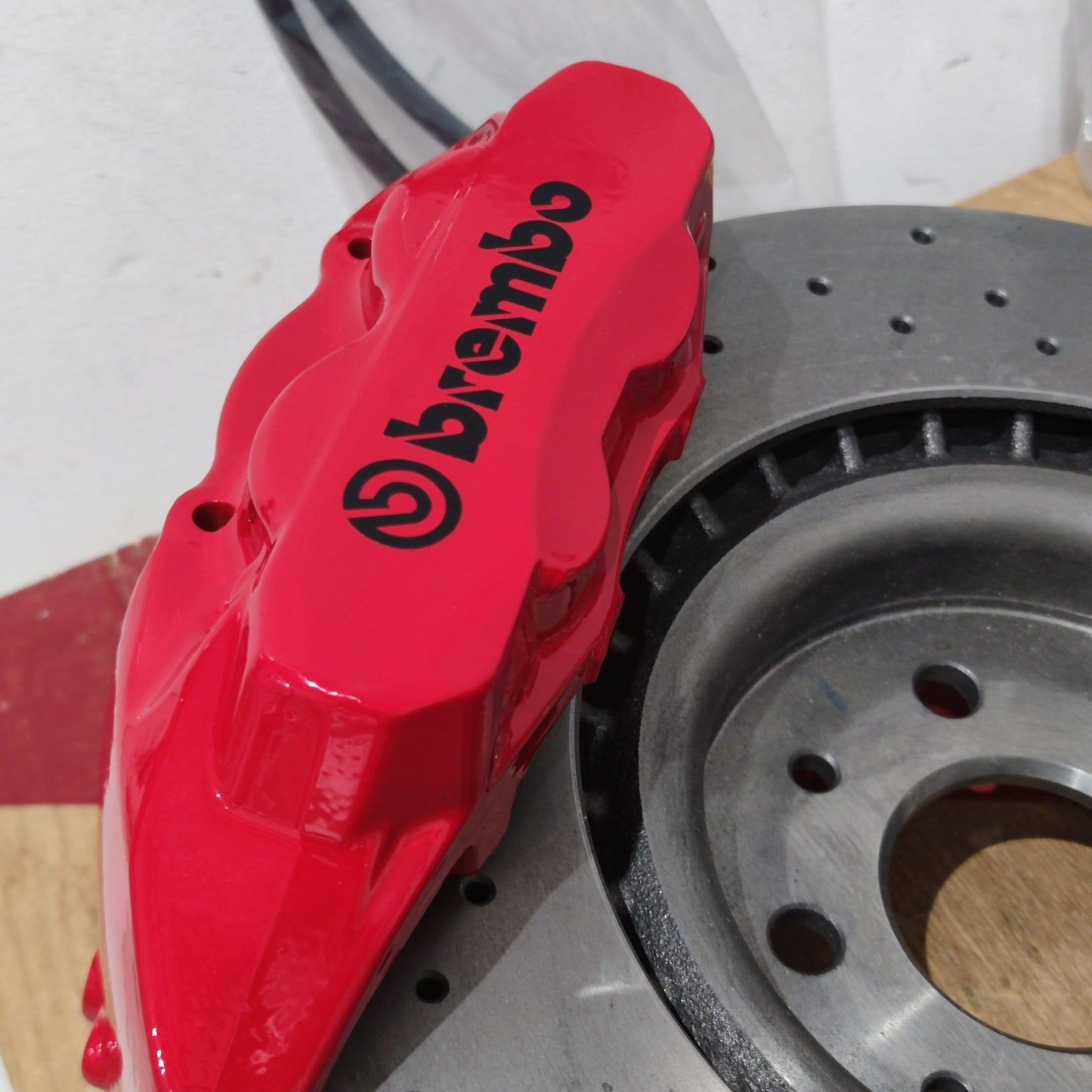 Kit Abarth Brembo 305mm NON ORIGINALE ROSSO ALFA