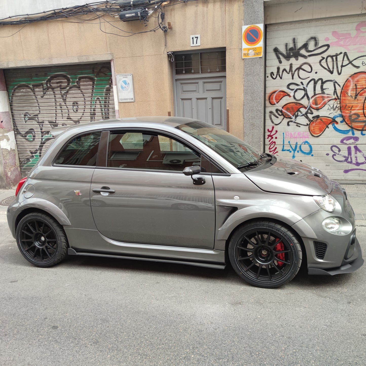 Abarth Ensanches Aletines Fibra 20mm