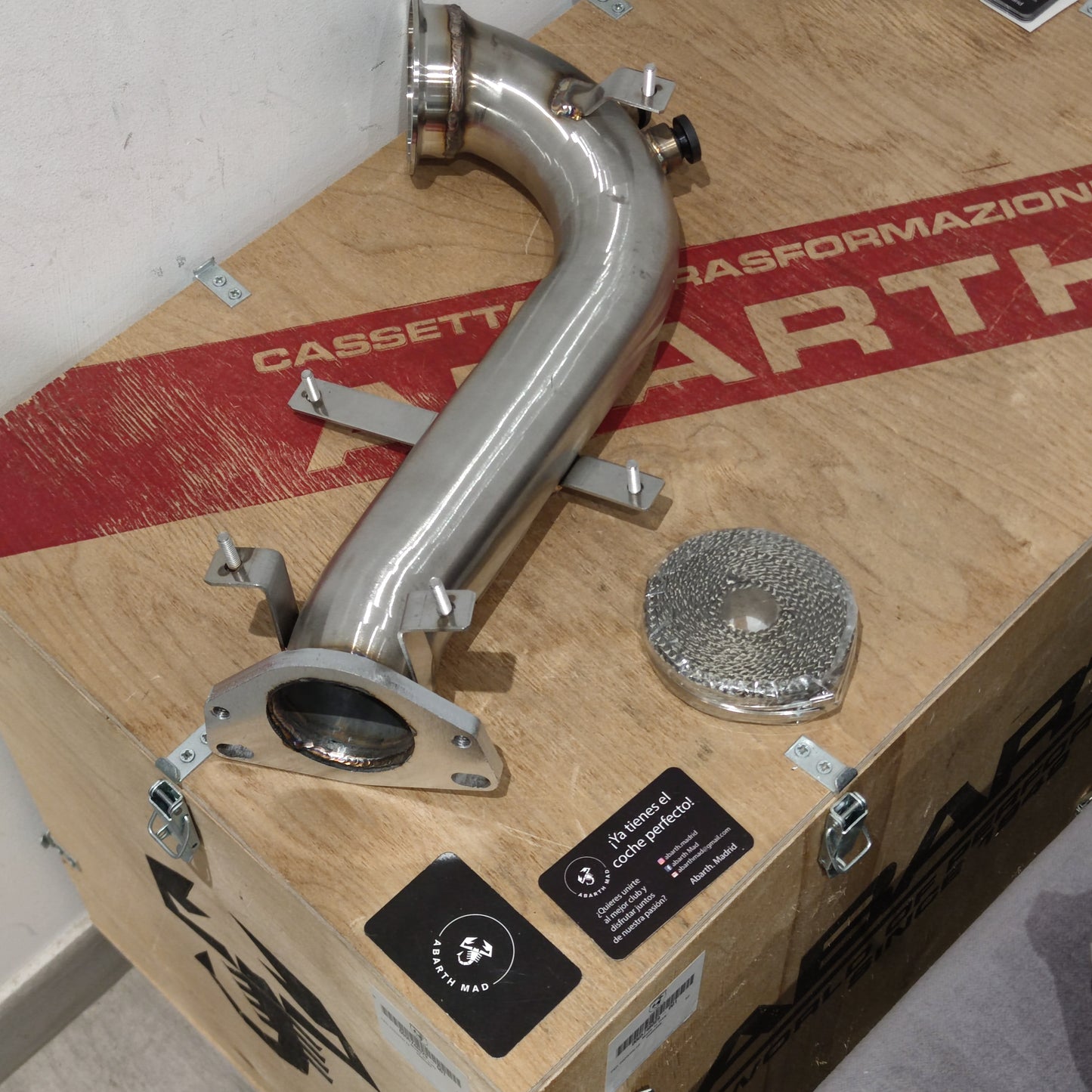 Downpipe Abarth Garrett 1446