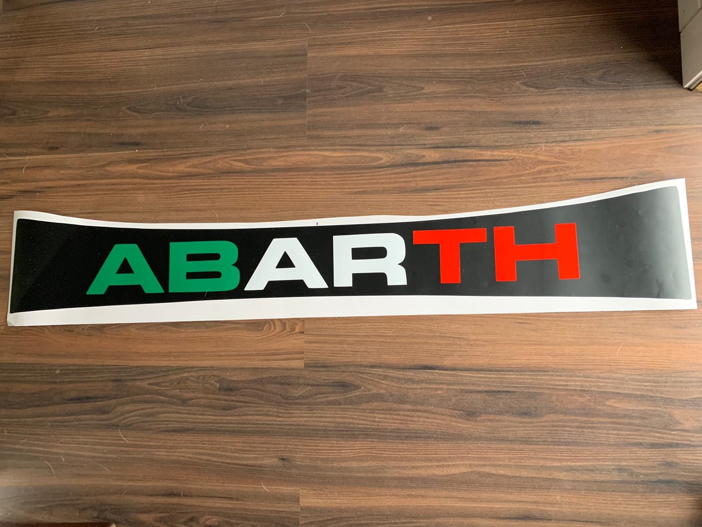 Abarth Custom Vinyl Sunshade