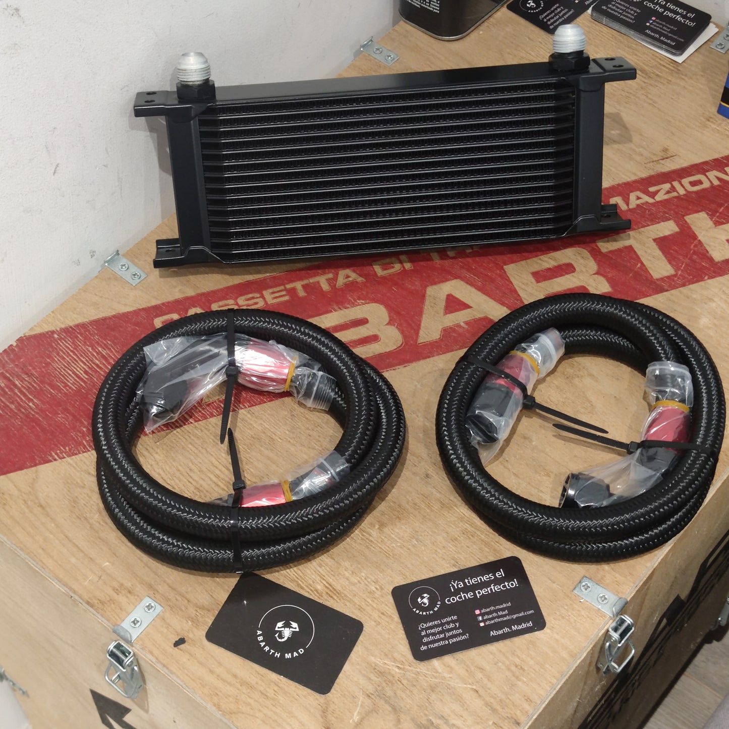 Kit completo radiatore olio Abarth