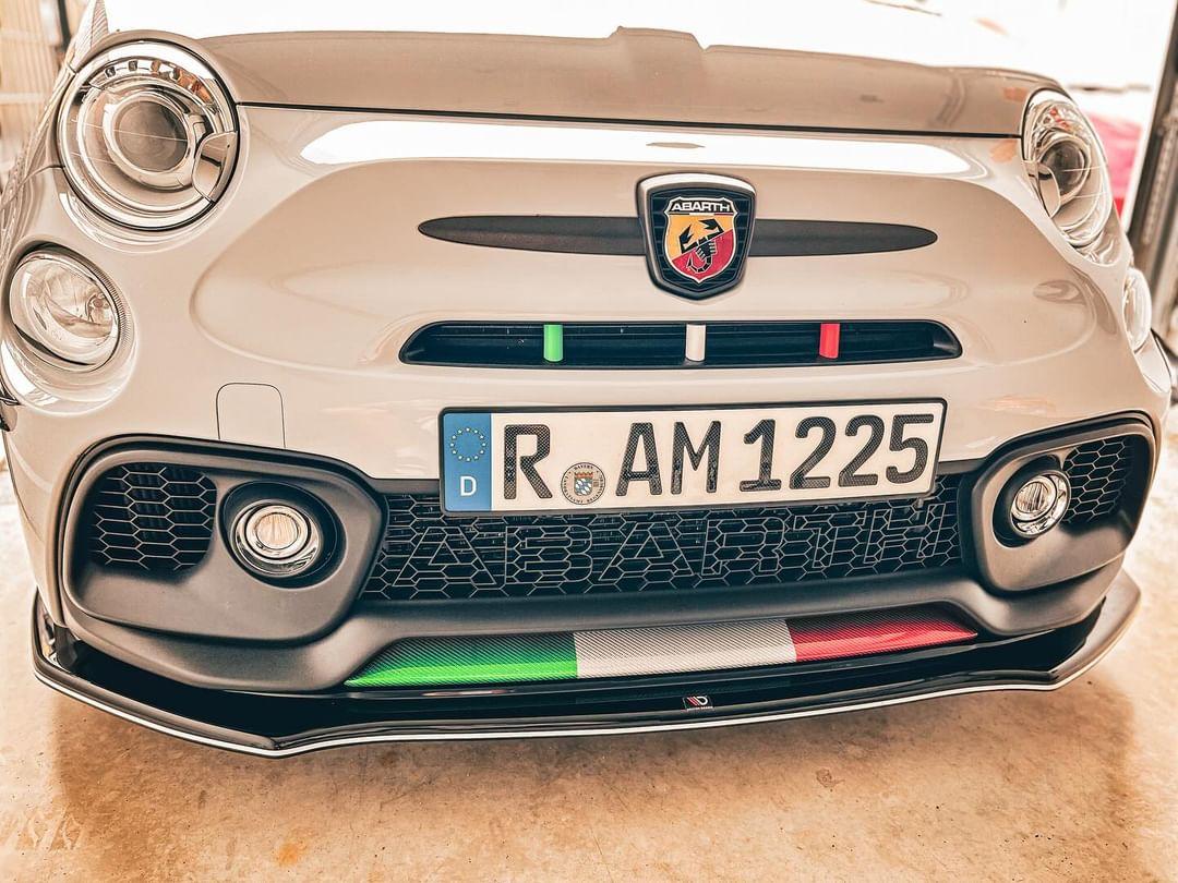 Abarth Italia 🇮🇹 Lip Splitter Restyling Frontal Carbono